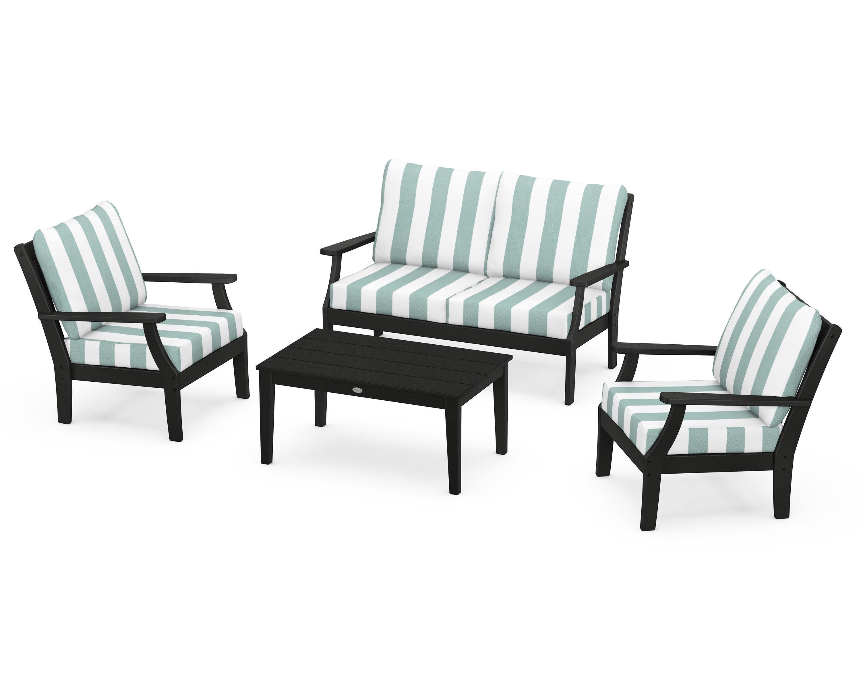 Braxton 4-Piece Deep Seating Chair Set