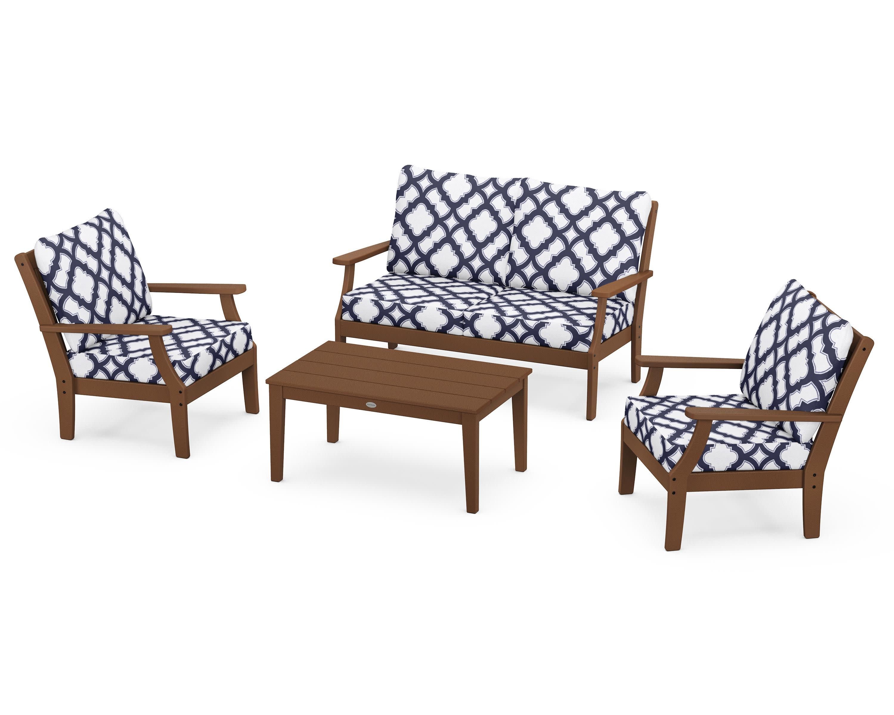 Braxton 4-Piece Deep Seating Chair Set