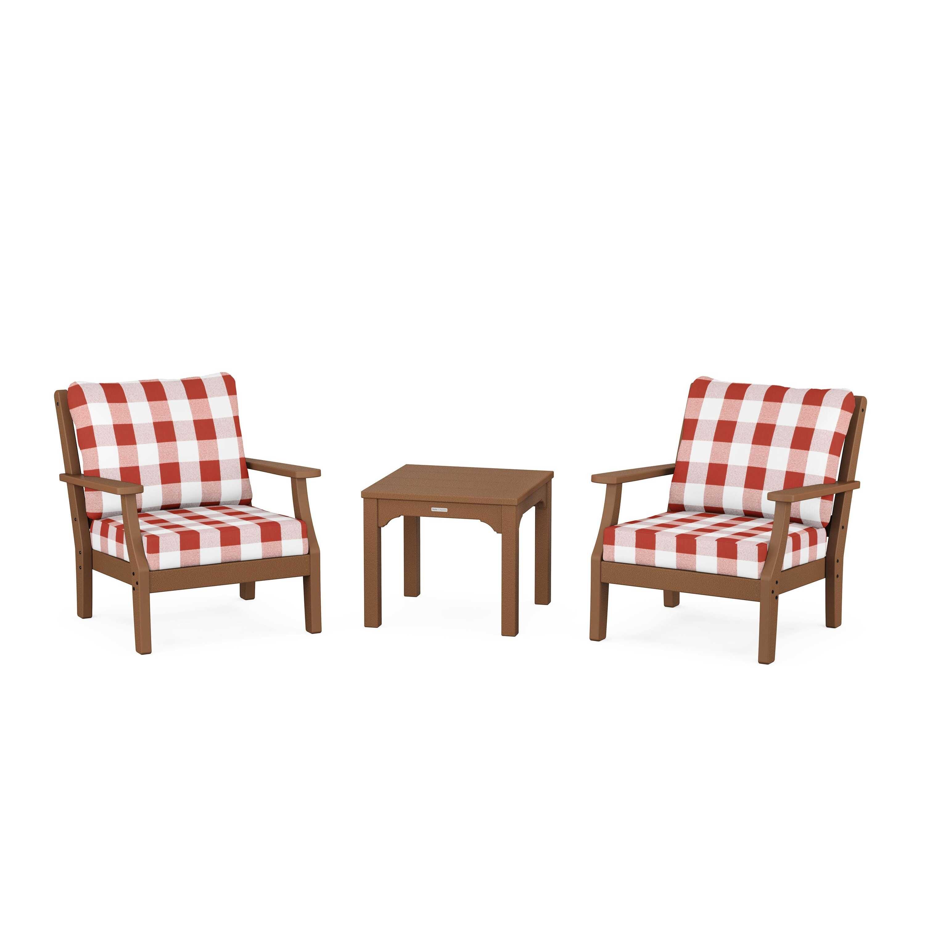 Chinoiserie 3-Piece Deep Seating Set