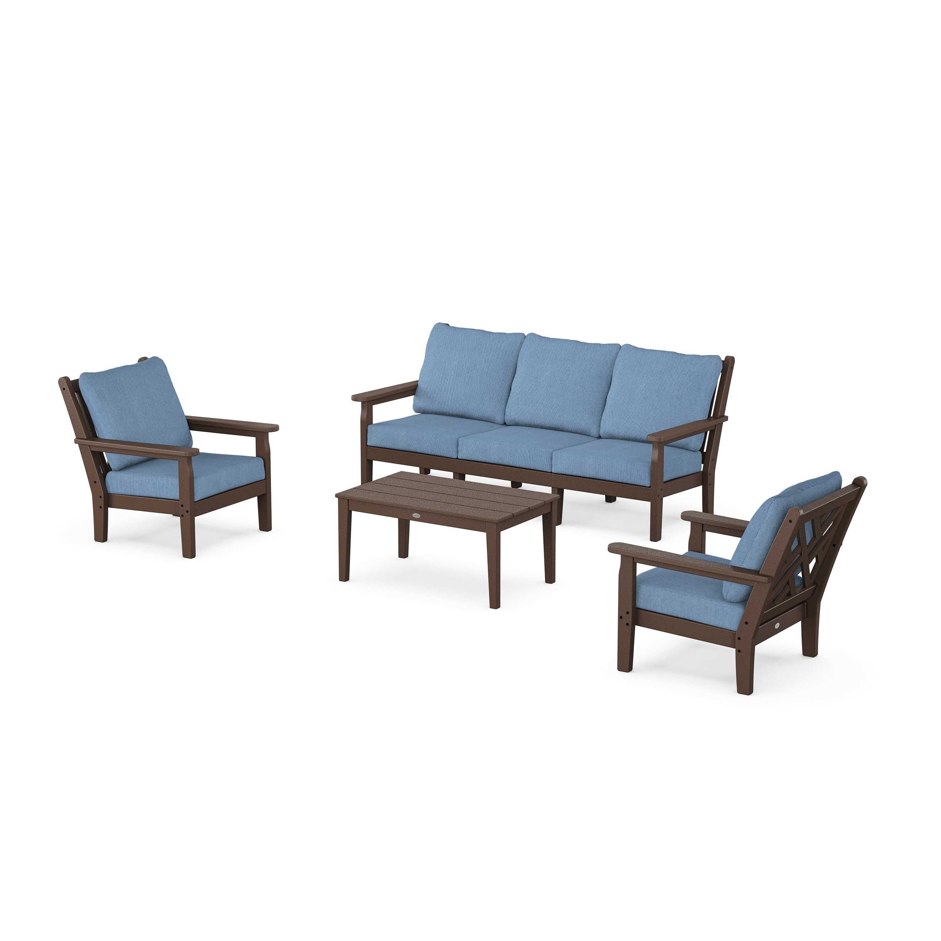Chippendale 4-Piece Deep Seating Set with Sofa