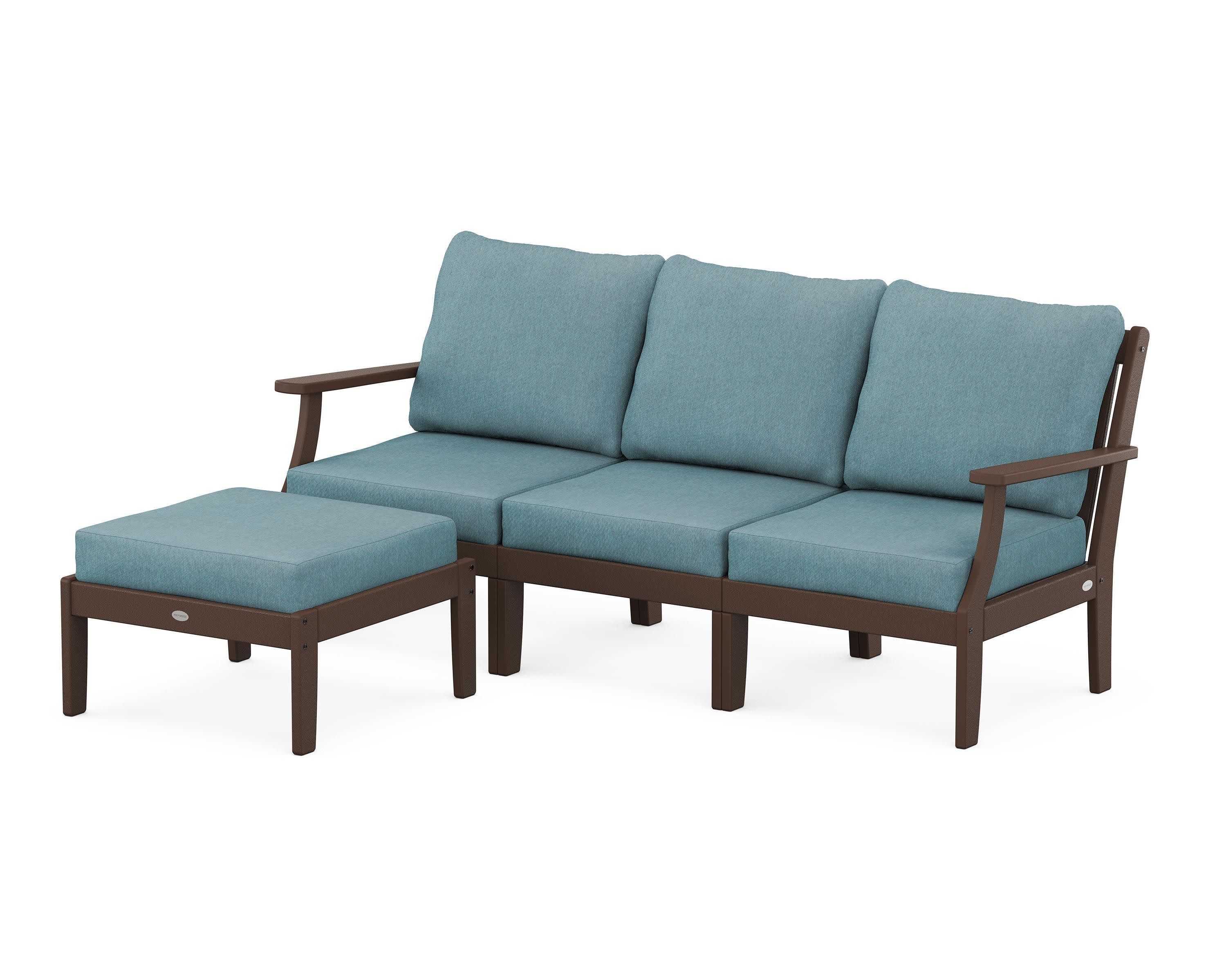 Braxton Modular 4-Piece Deep Seating Set with Ottoman