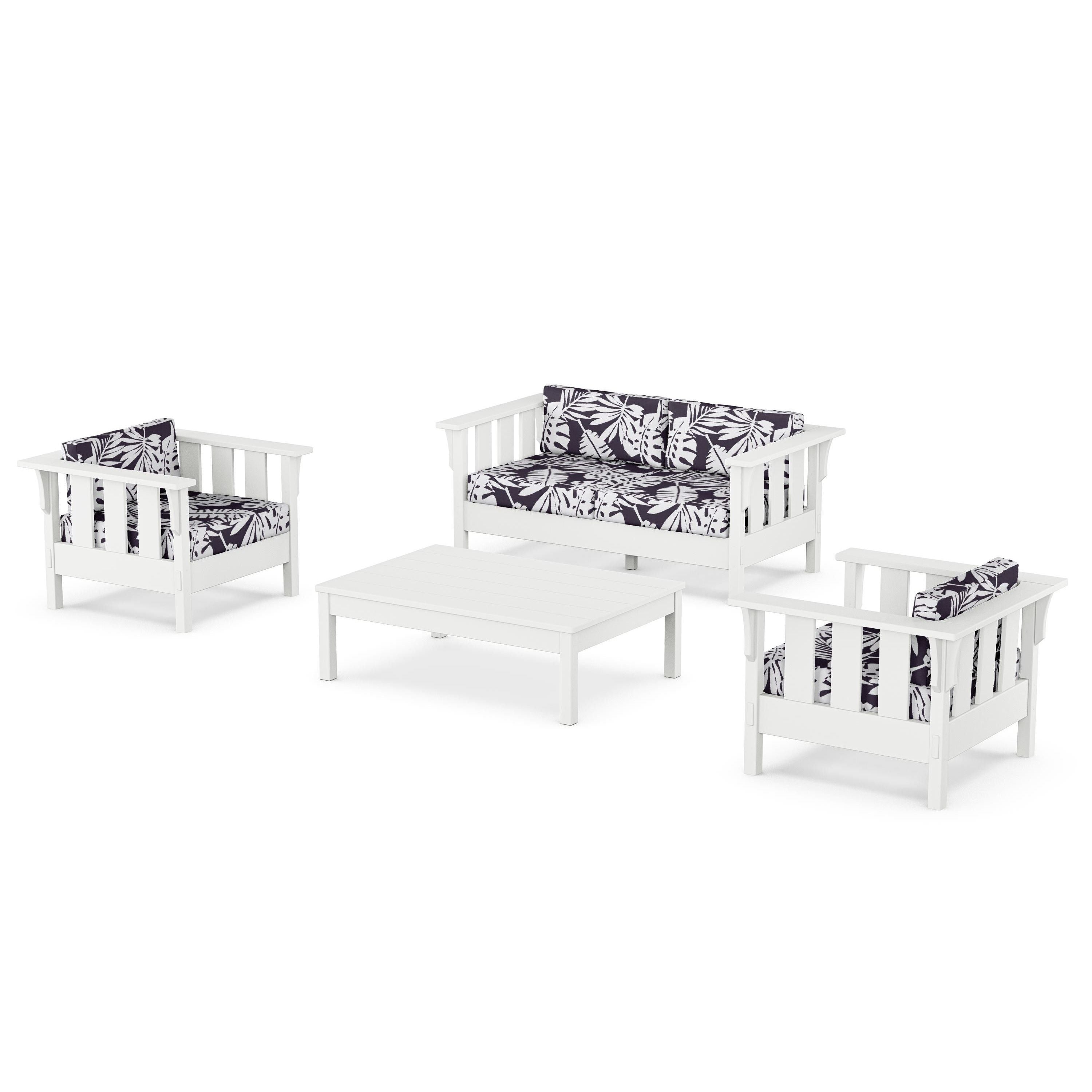 Acadia 4-Piece Deep Seating Set with Loveseat