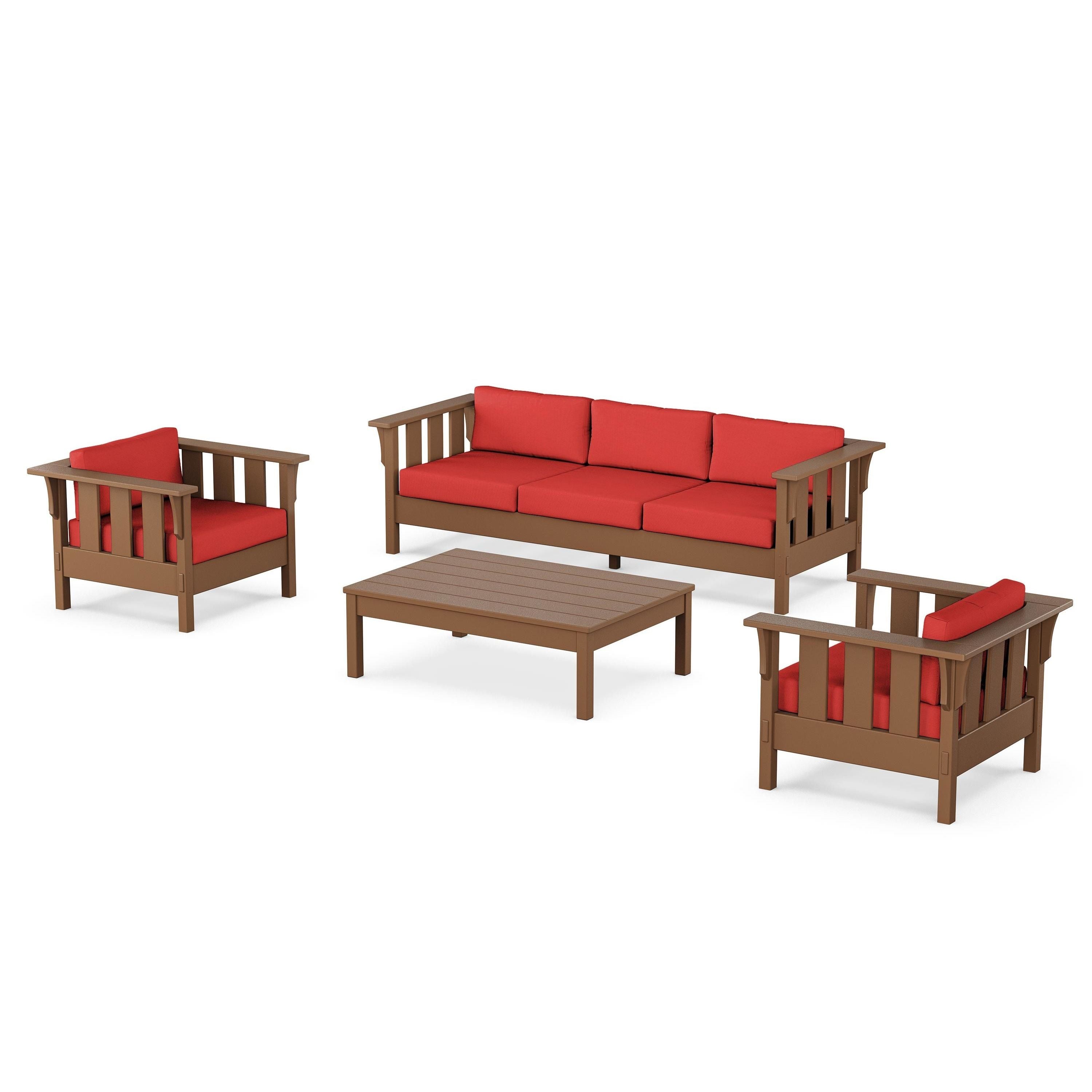 Acadia 4-Piece Deep Seating Set with Sofa