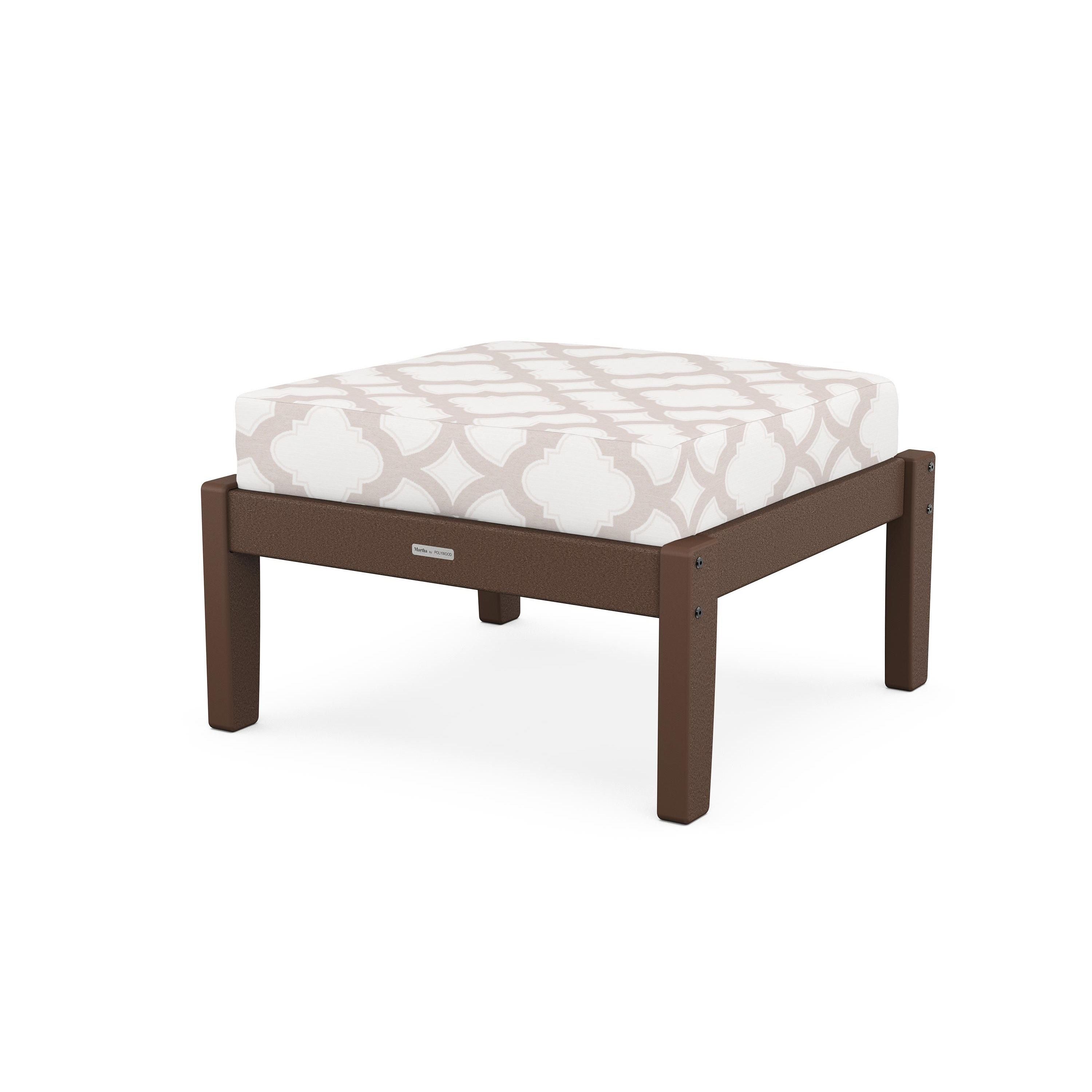 Chinoiserie Deep Seating Ottoman