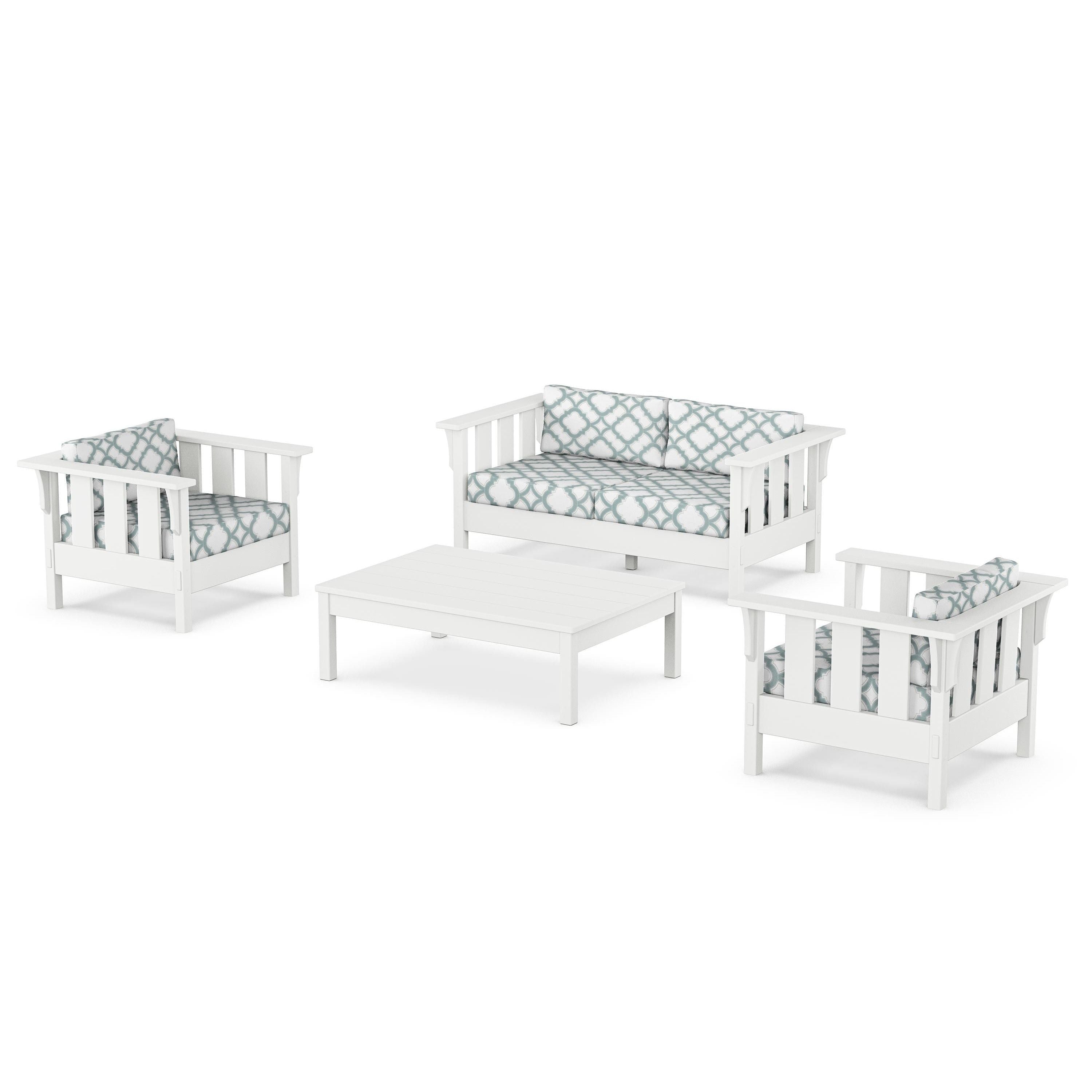 Acadia 4-Piece Deep Seating Set with Loveseat