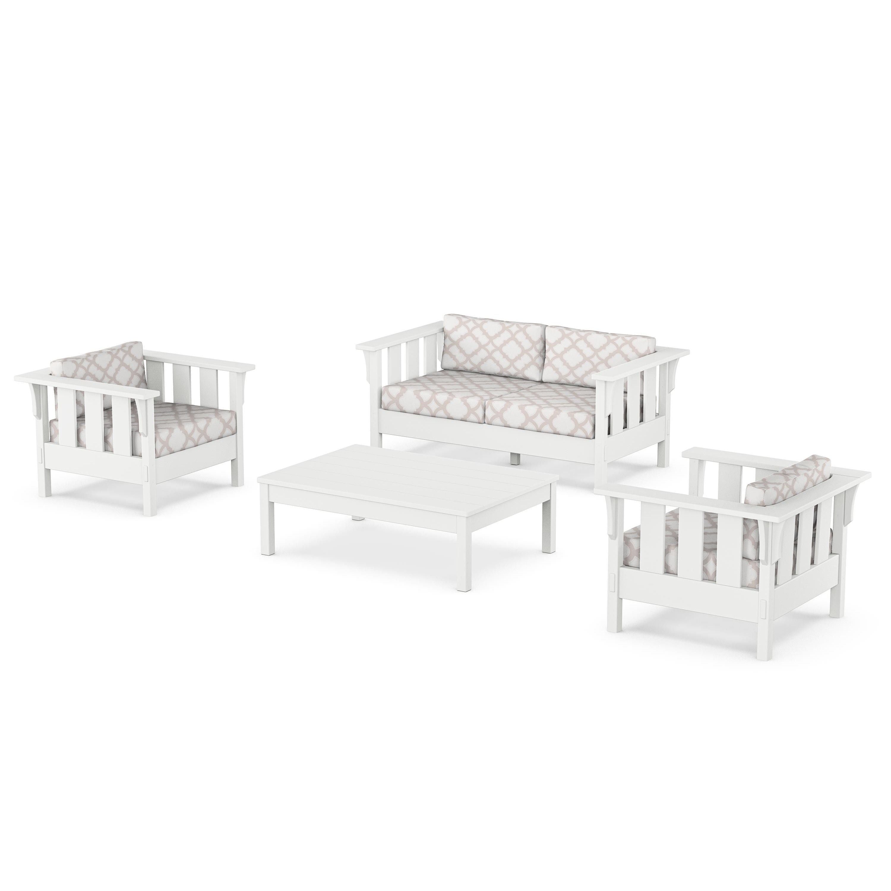 Acadia 4-Piece Deep Seating Set with Loveseat