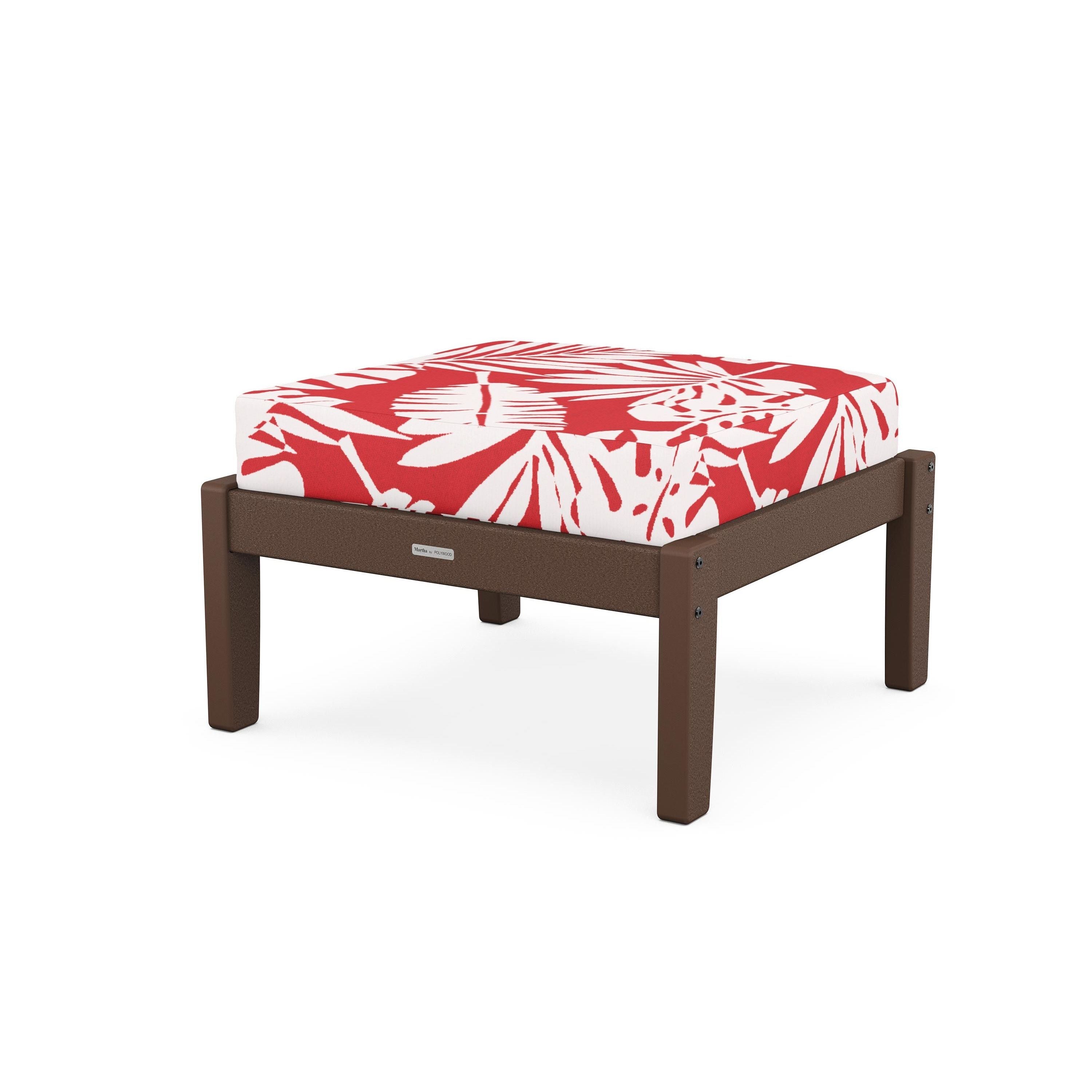 Chinoiserie Deep Seating Ottoman