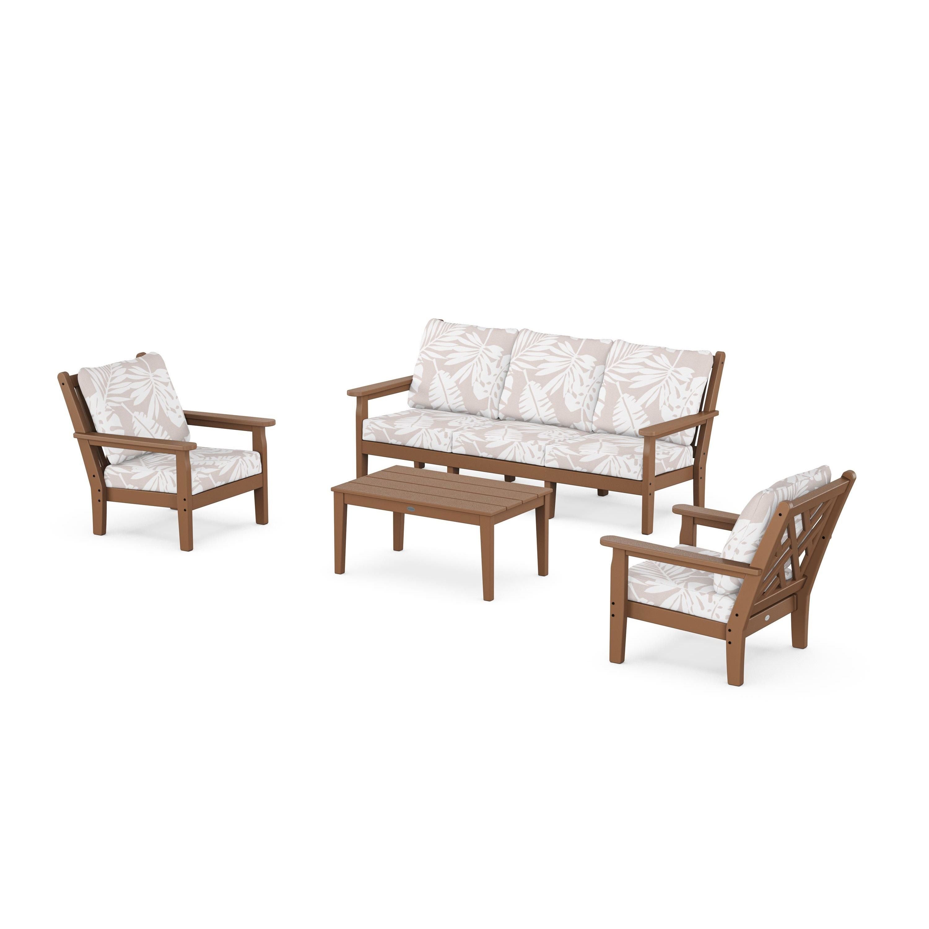 Chippendale 4-Piece Deep Seating Set with Sofa