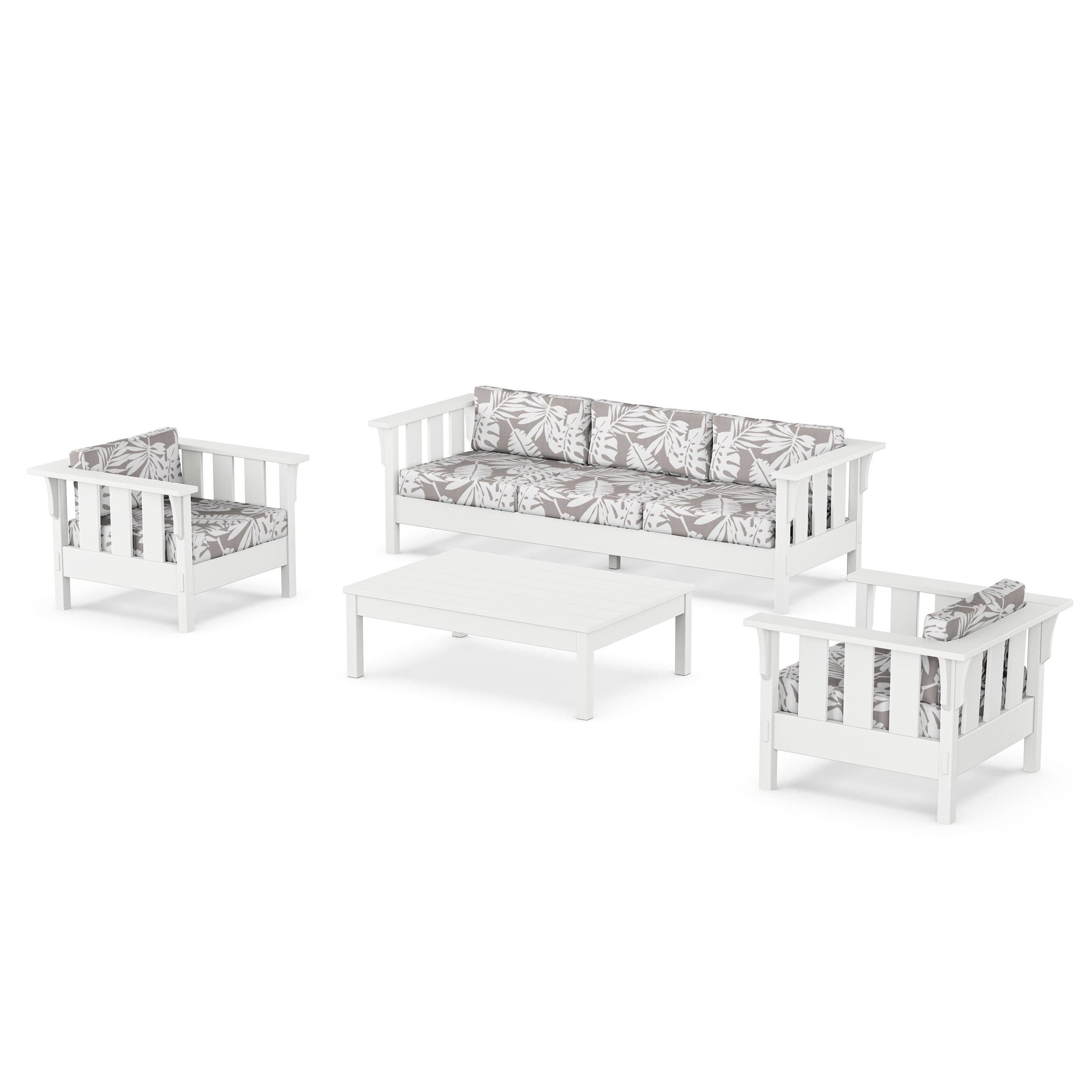 Acadia 4-Piece Deep Seating Set with Sofa