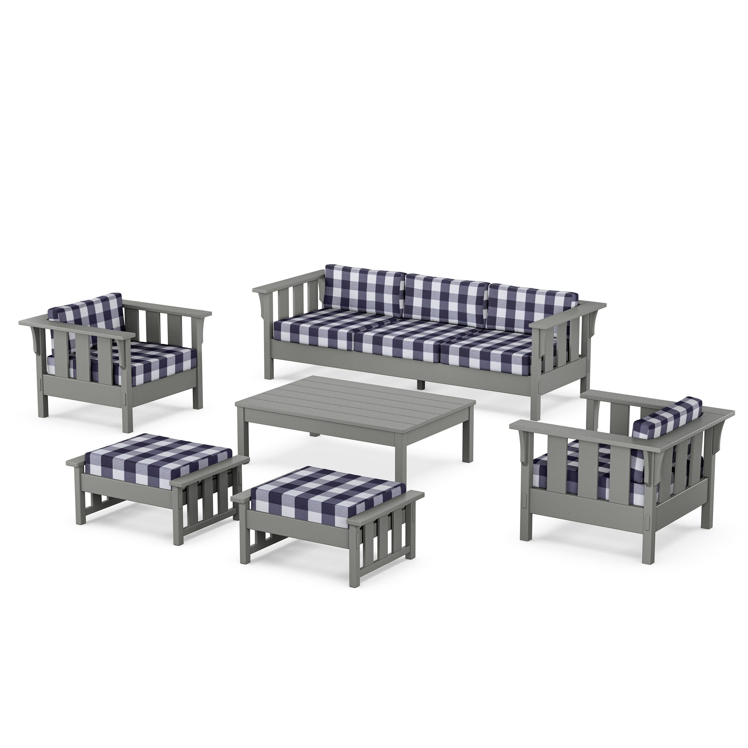 Acadia 6-Piece Lounge Sofa Set