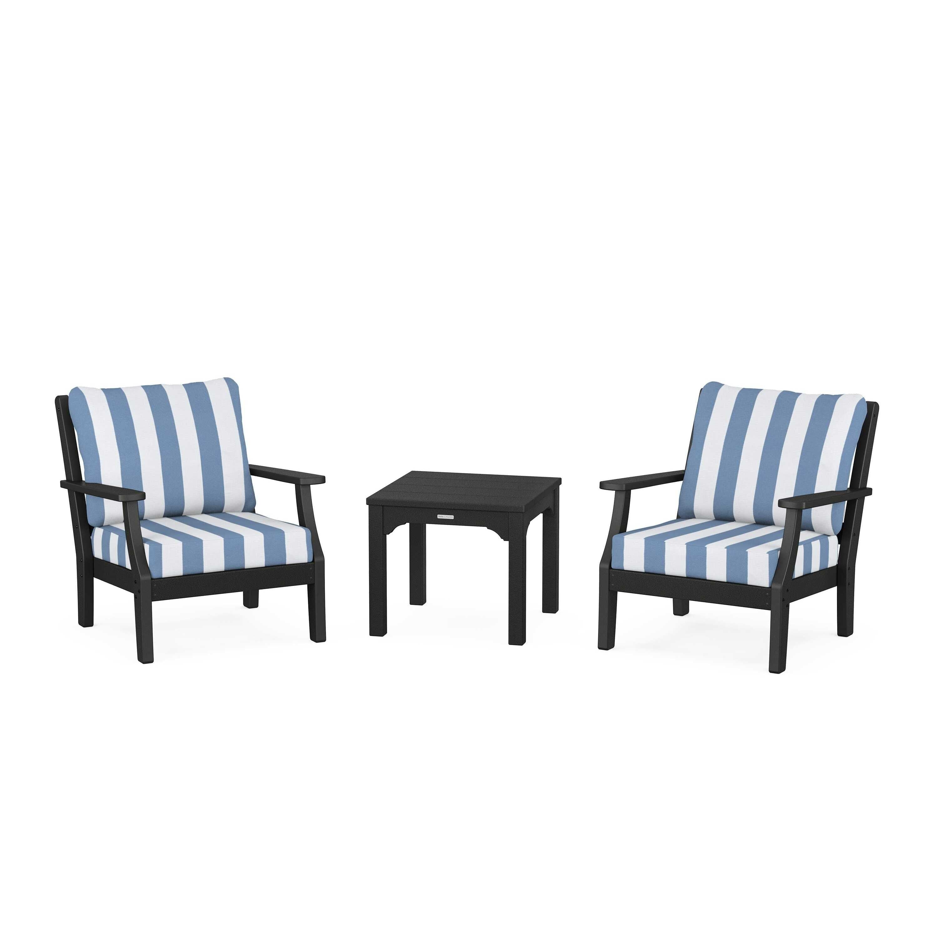 Chinoiserie 3-Piece Deep Seating Set