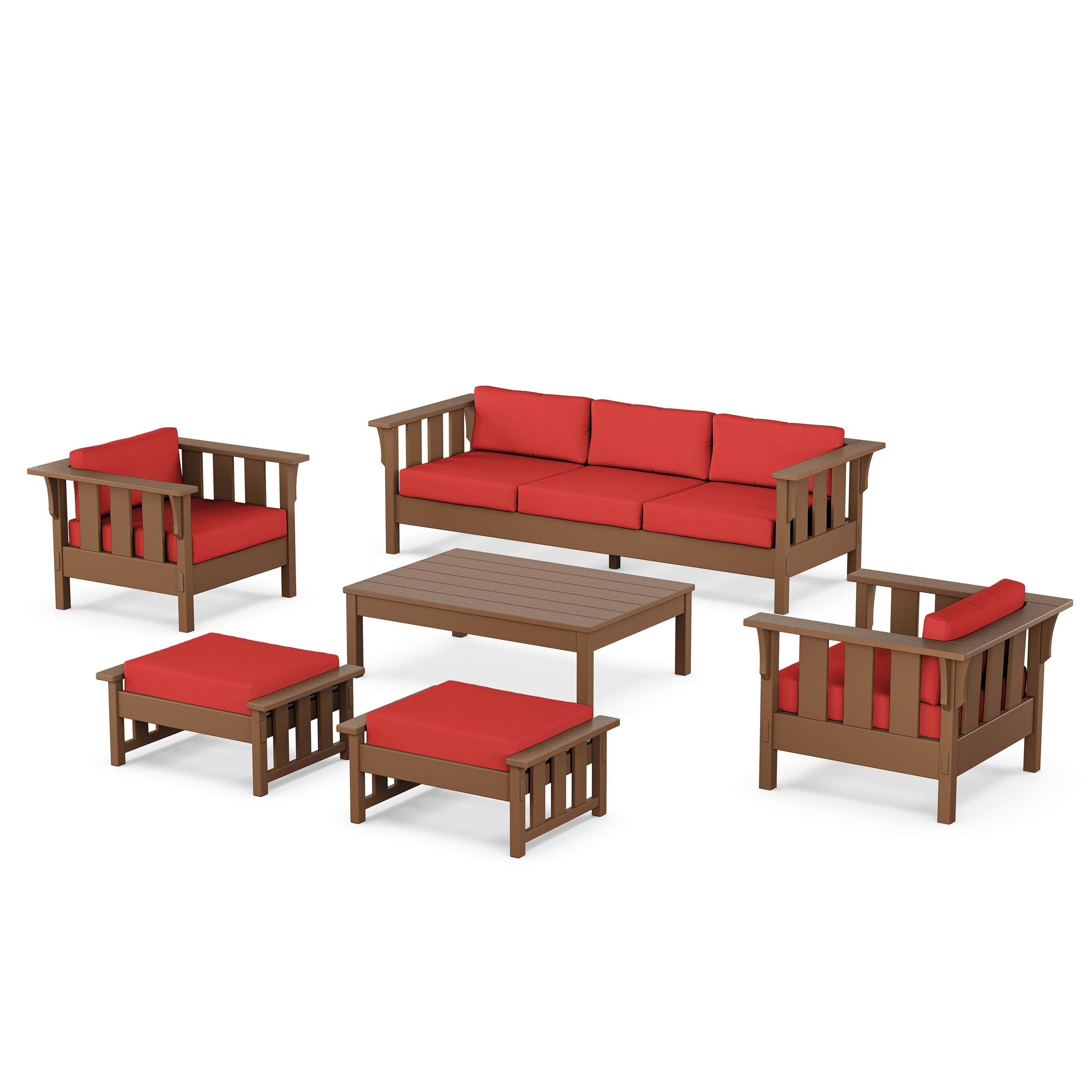 Acadia 6-Piece Lounge Sofa Set