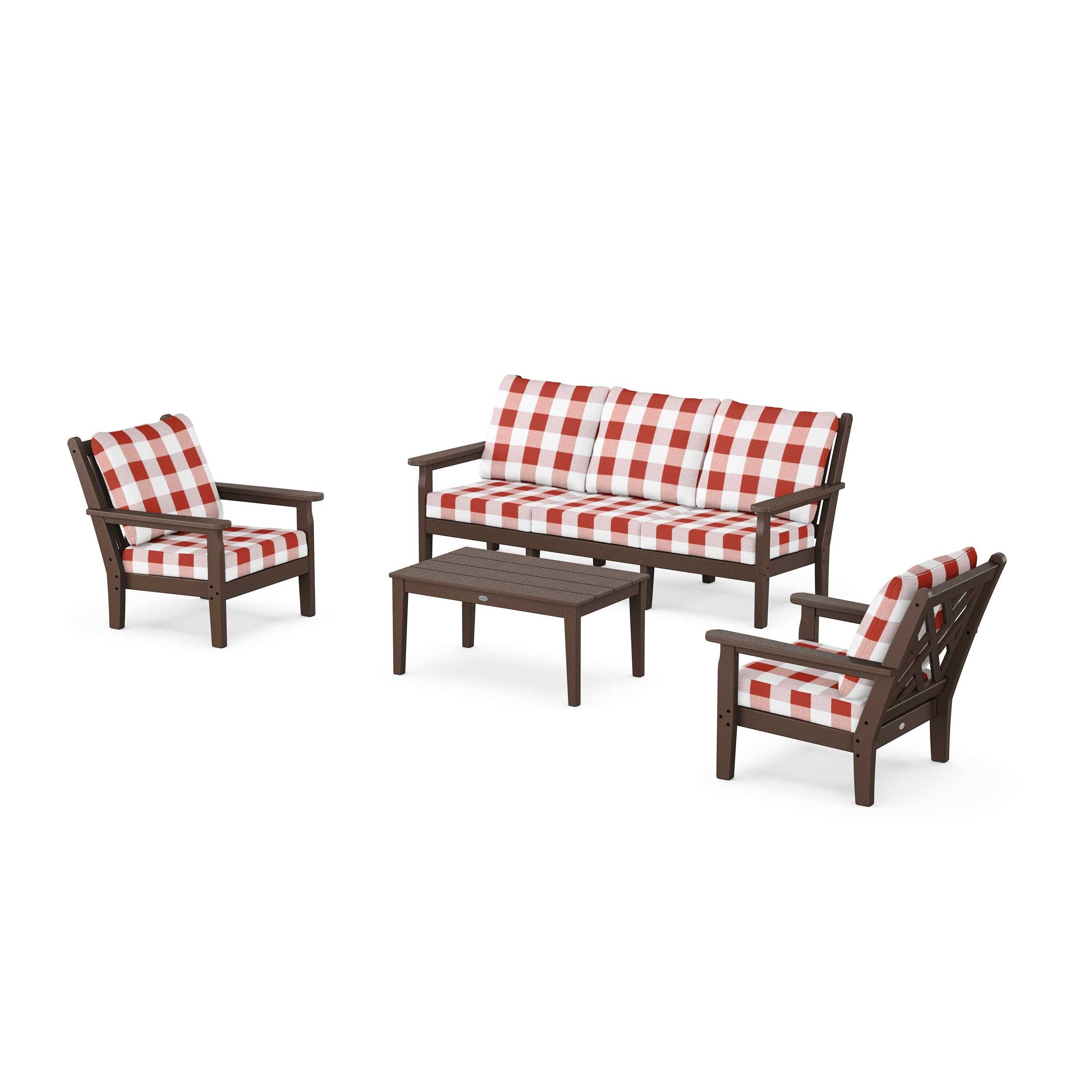 Chippendale 4-Piece Deep Seating Set with Sofa
