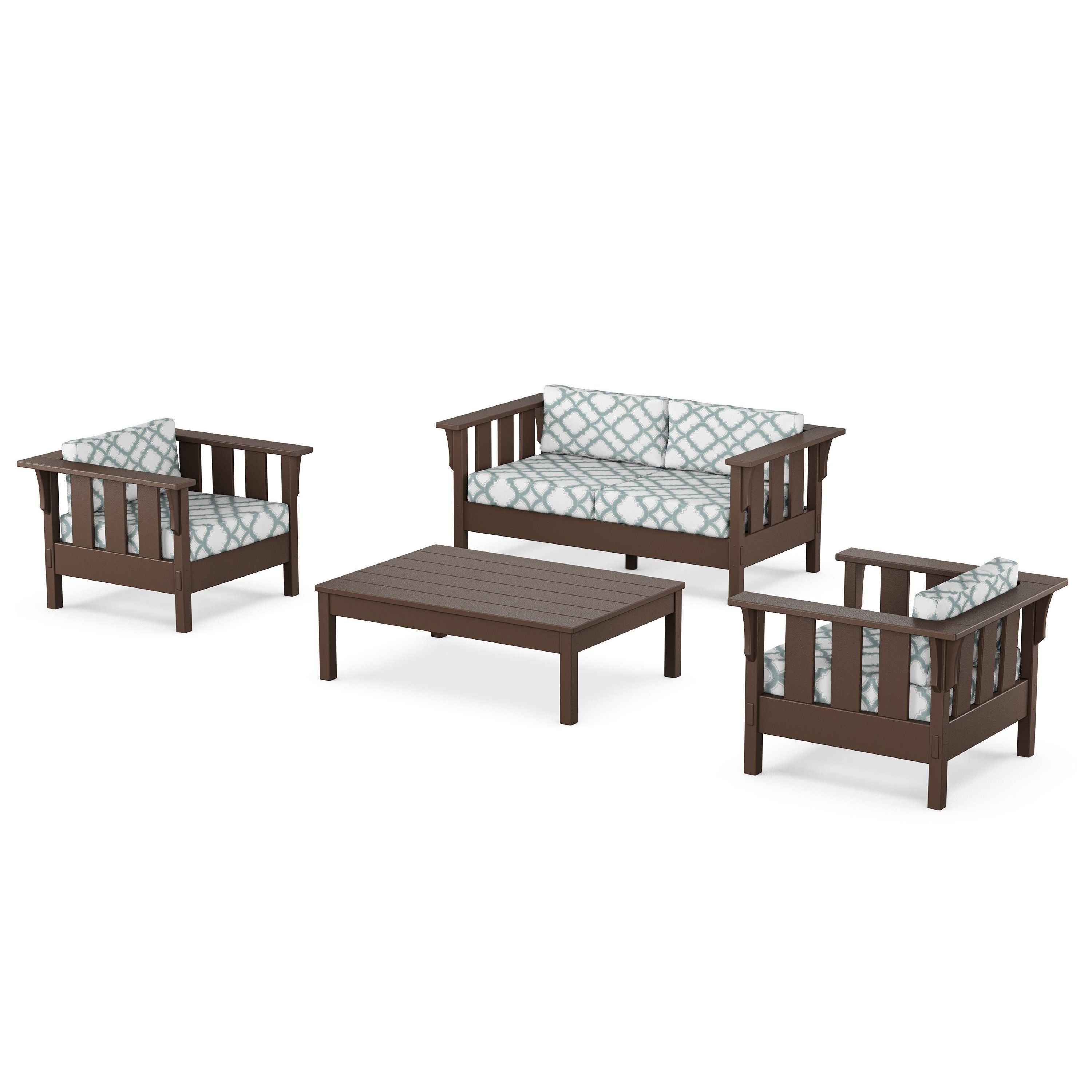 Acadia 4-Piece Deep Seating Set with Loveseat