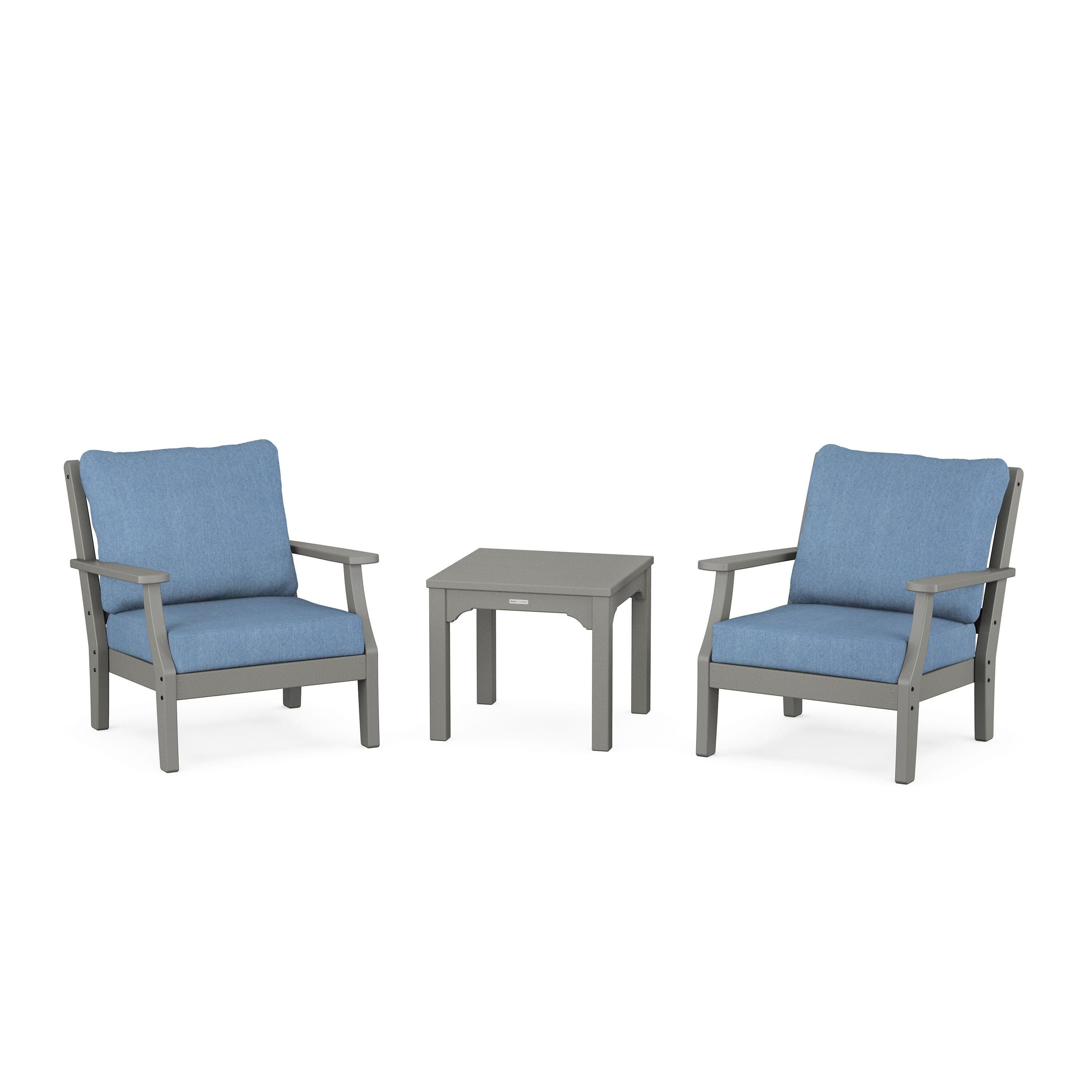 Chinoiserie 3-Piece Deep Seating Set
