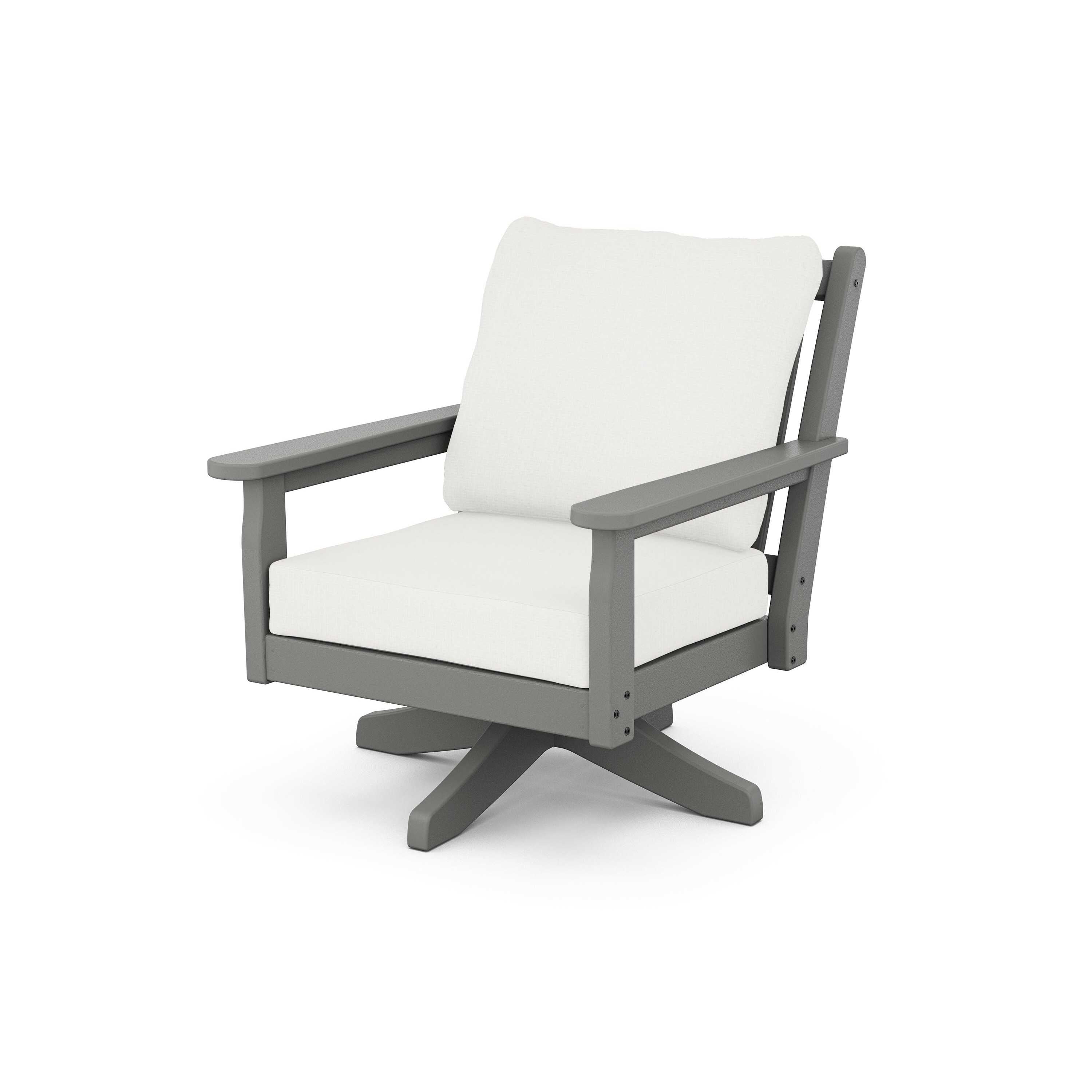 Chippendale Deep Seating Swivel Chair