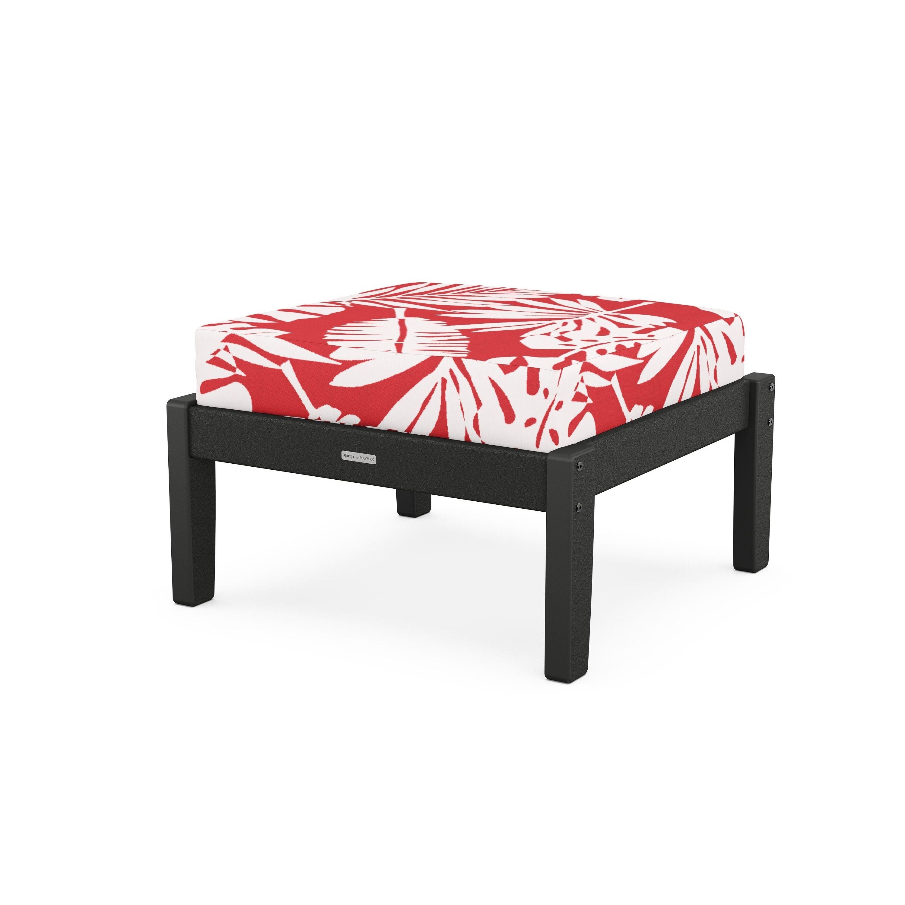 Chinoiserie Deep Seating Ottoman