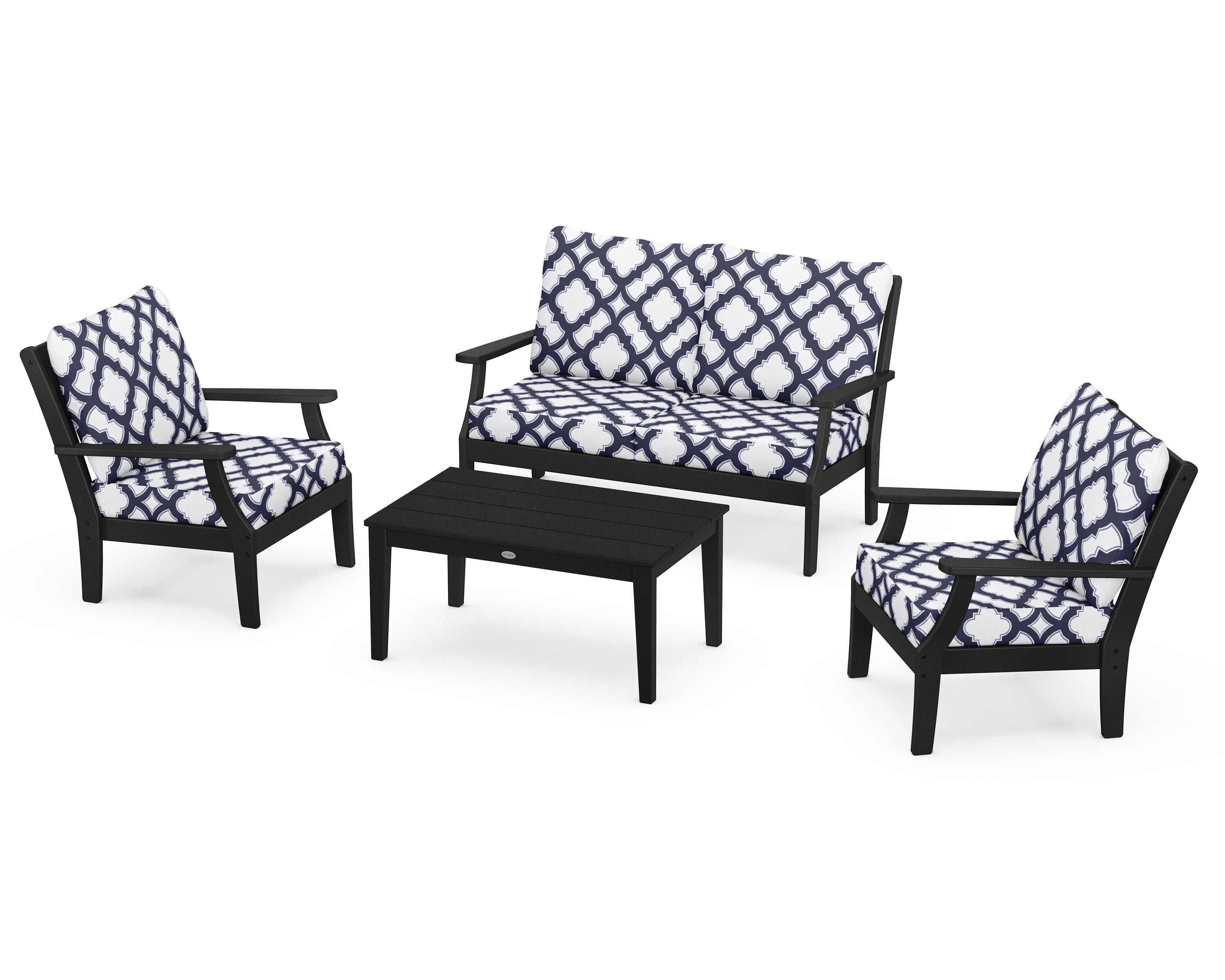 Braxton 4-Piece Deep Seating Chair Set