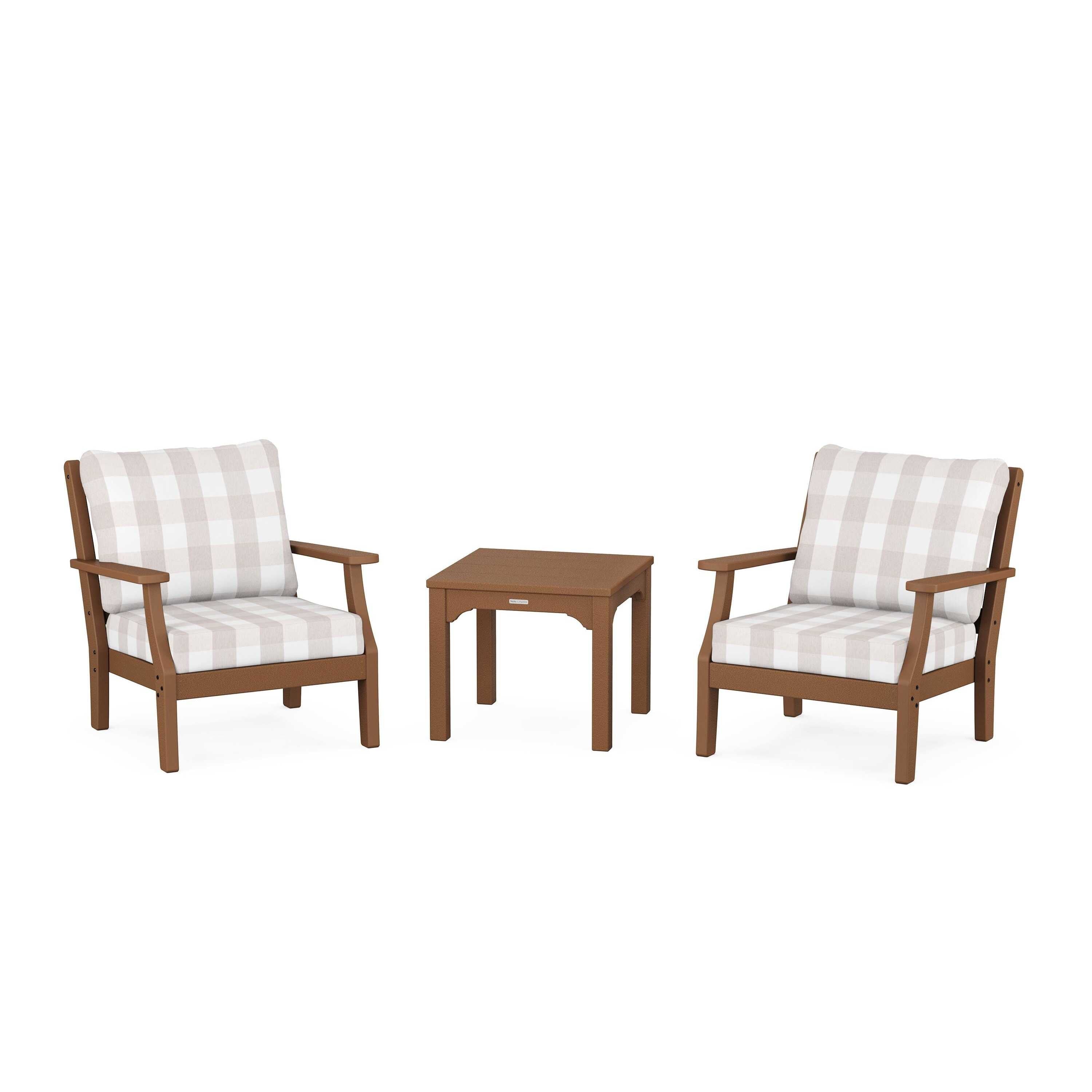Chinoiserie 3-Piece Deep Seating Set