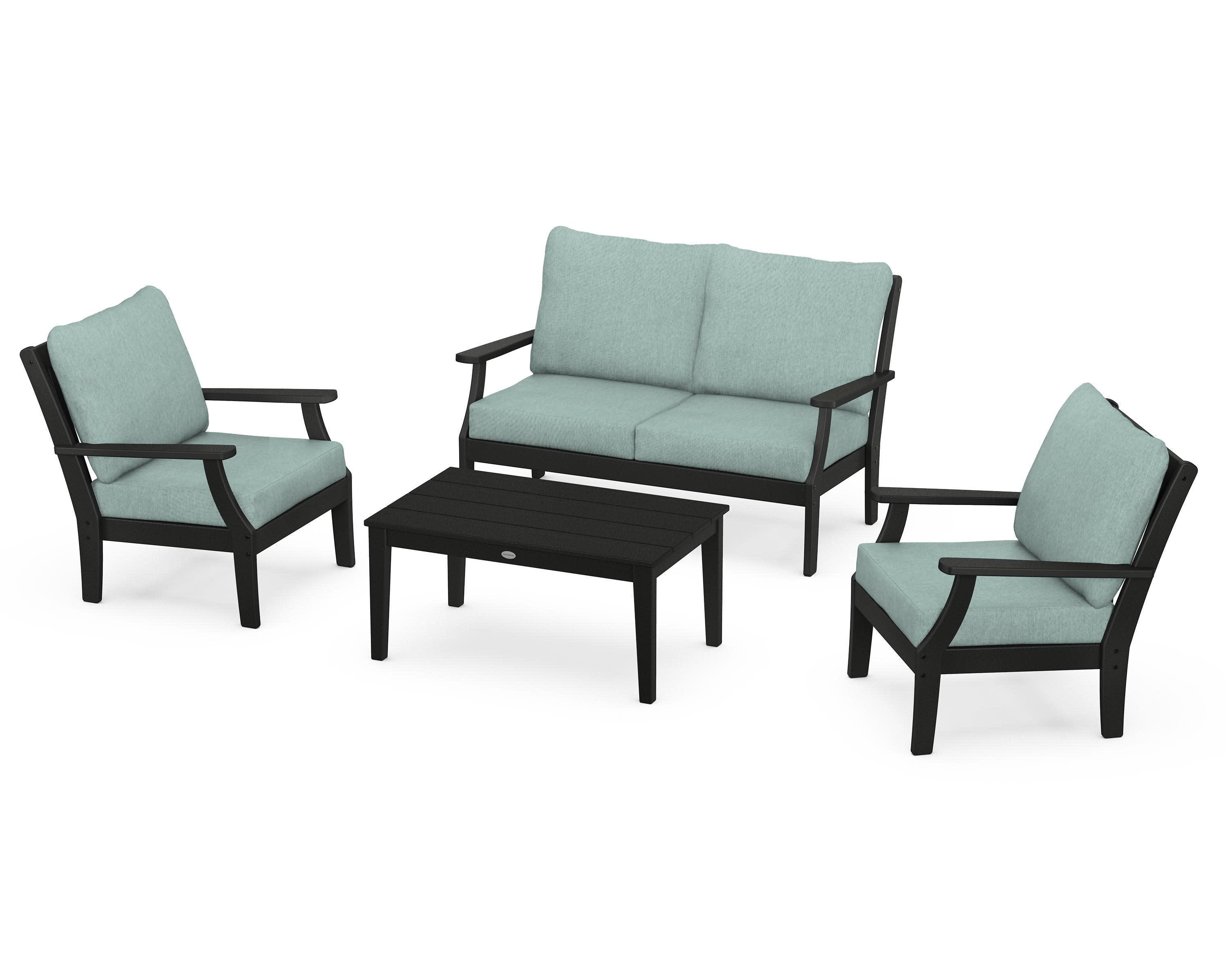 Braxton 4-Piece Deep Seating Chair Set