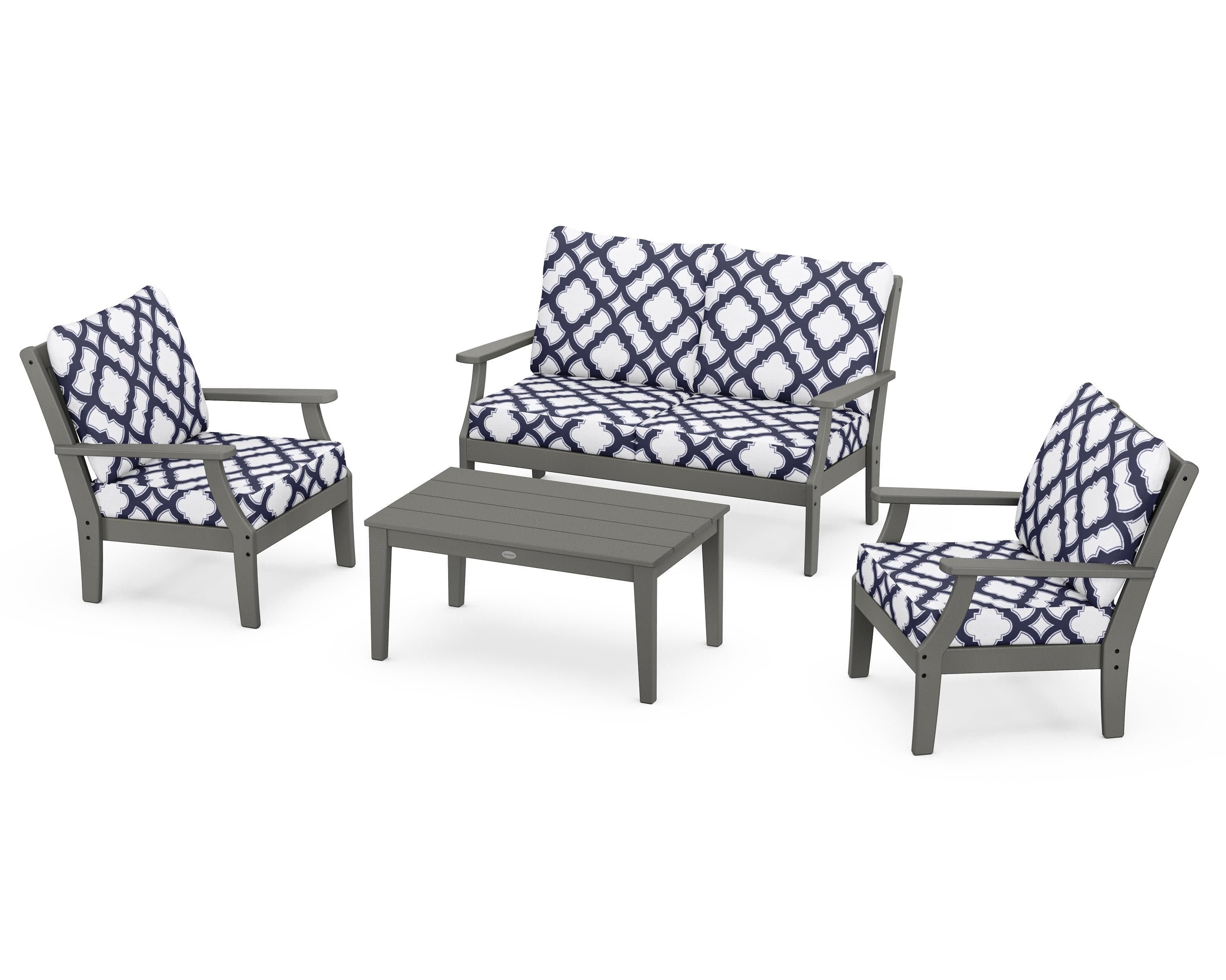 Braxton 4-Piece Deep Seating Chair Set