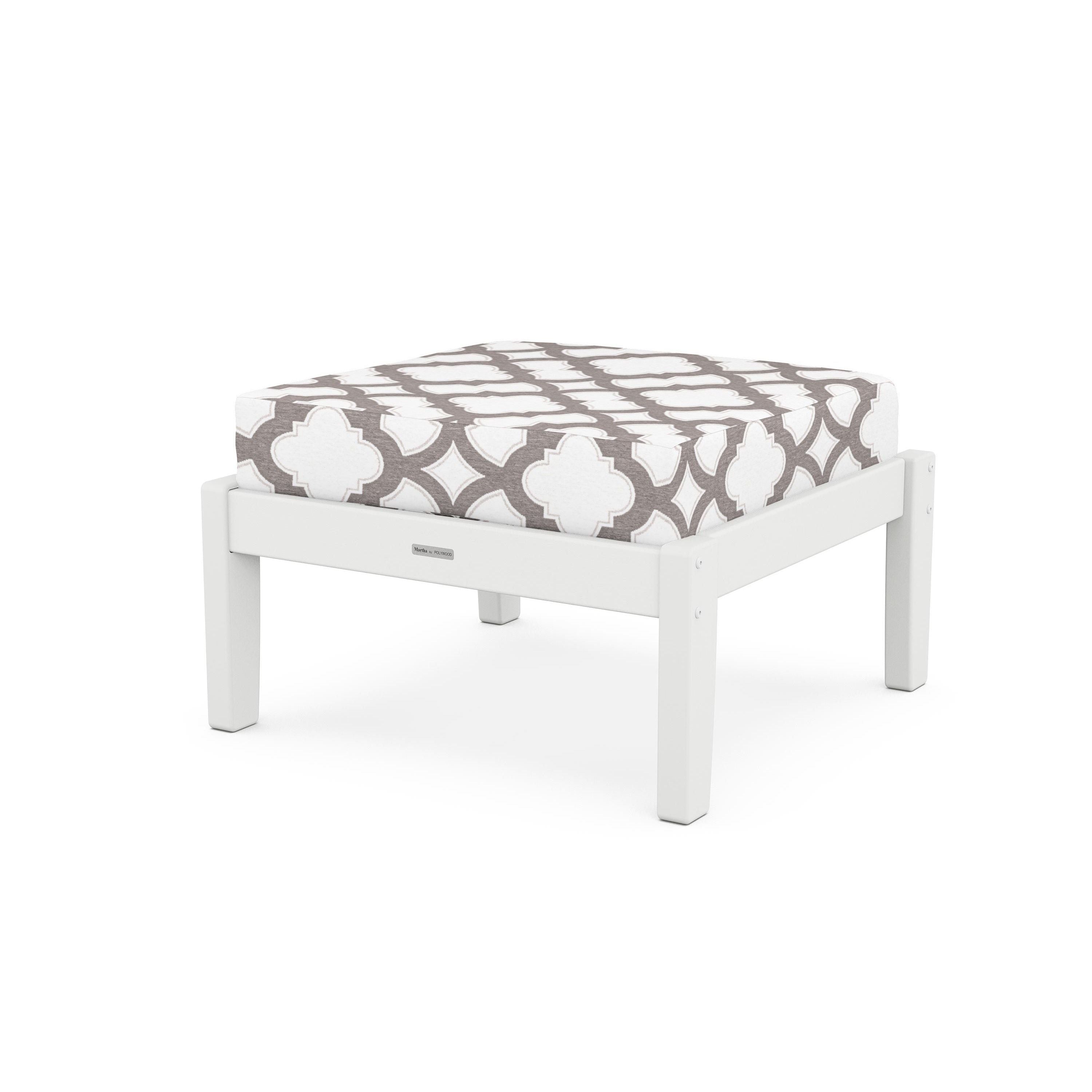 Chinoiserie Deep Seating Ottoman