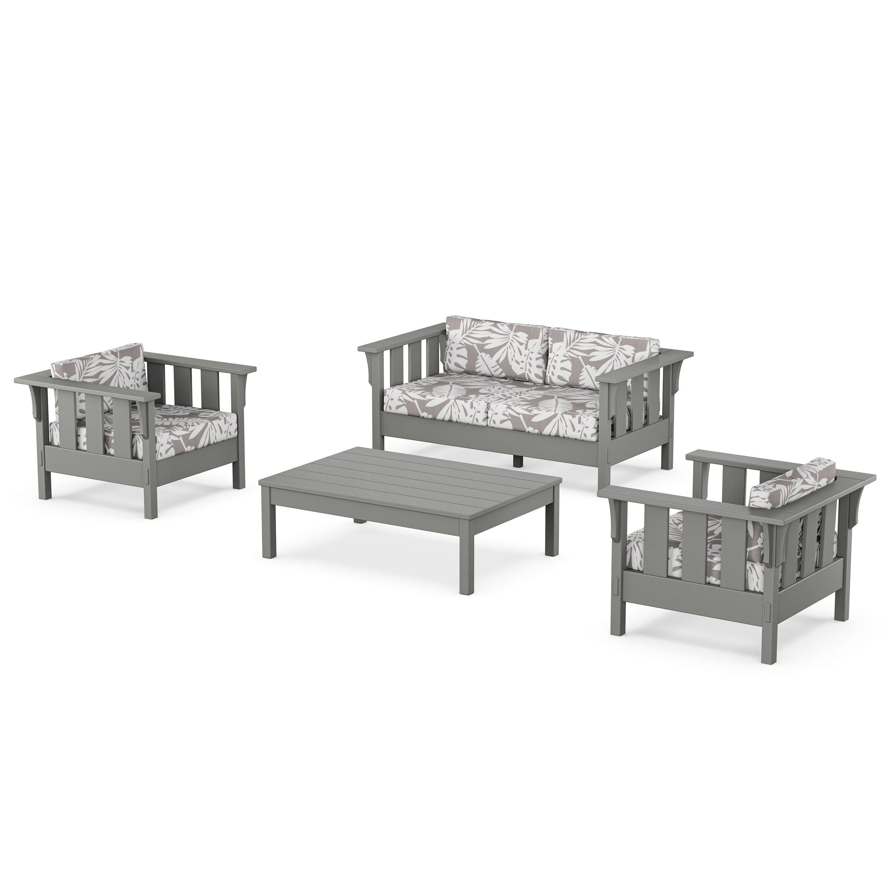 Acadia 4-Piece Deep Seating Set with Loveseat