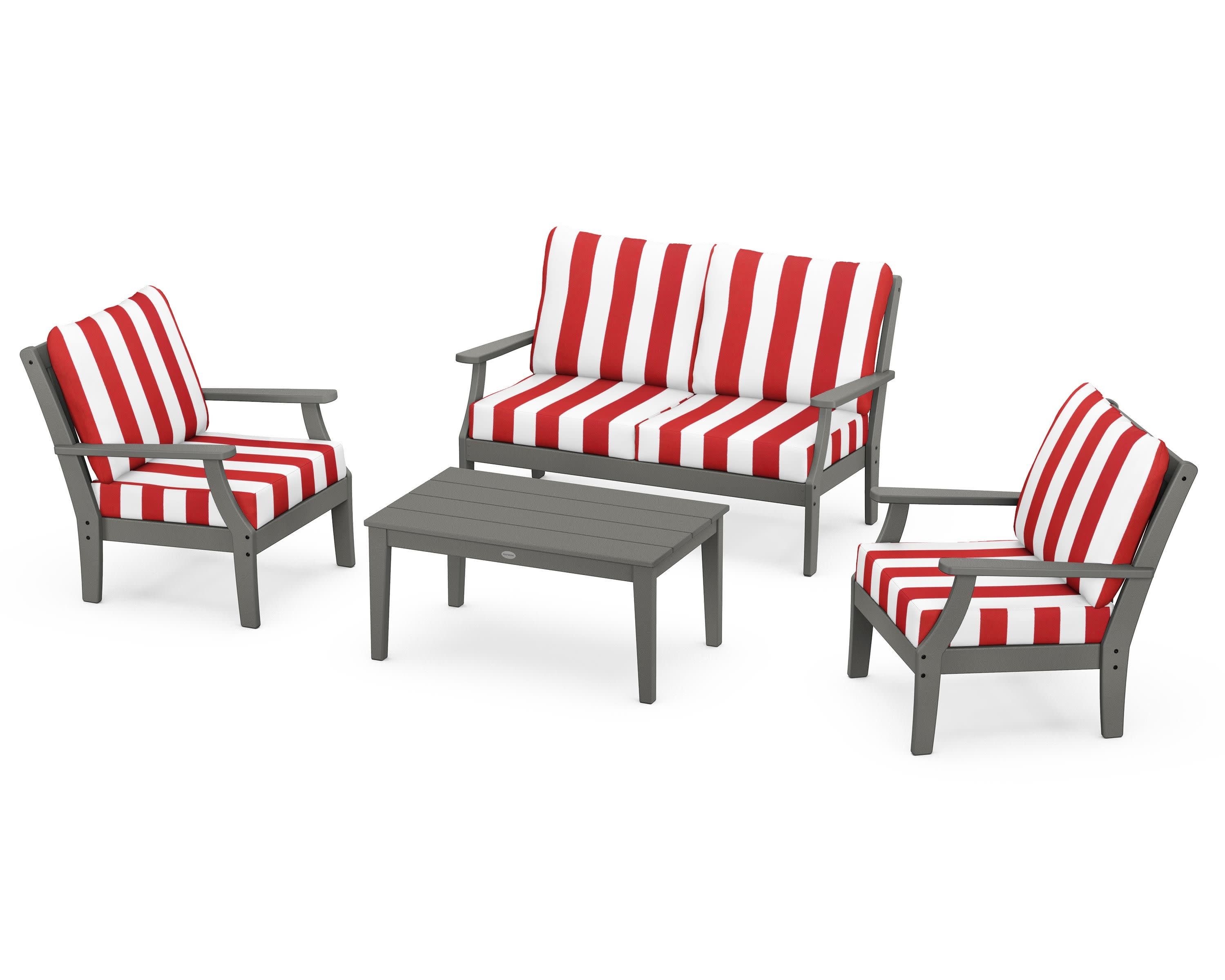 Braxton 4-Piece Deep Seating Chair Set