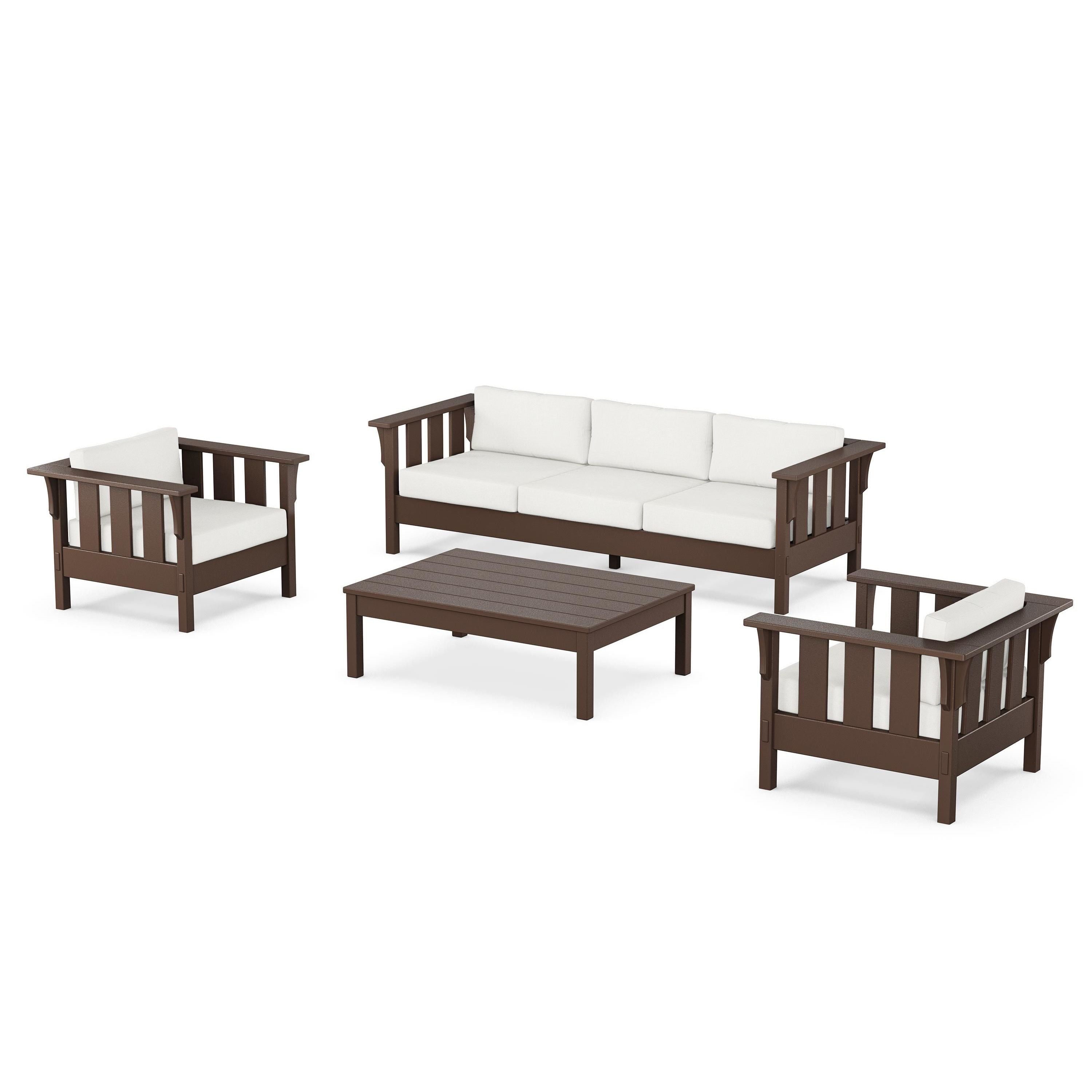 Acadia 4-Piece Deep Seating Set with Sofa