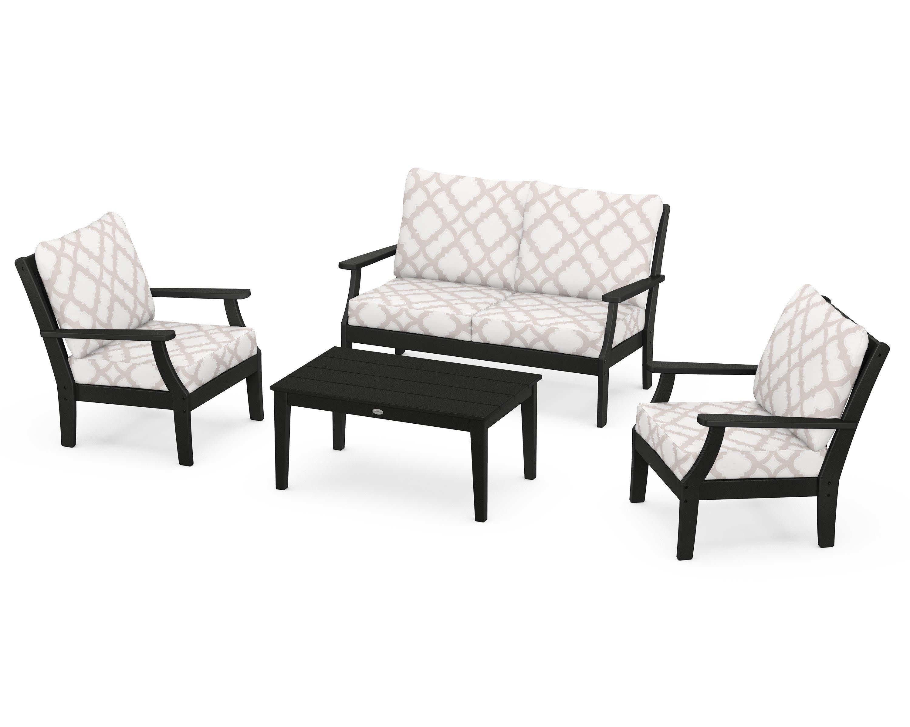 Braxton 4-Piece Deep Seating Chair Set
