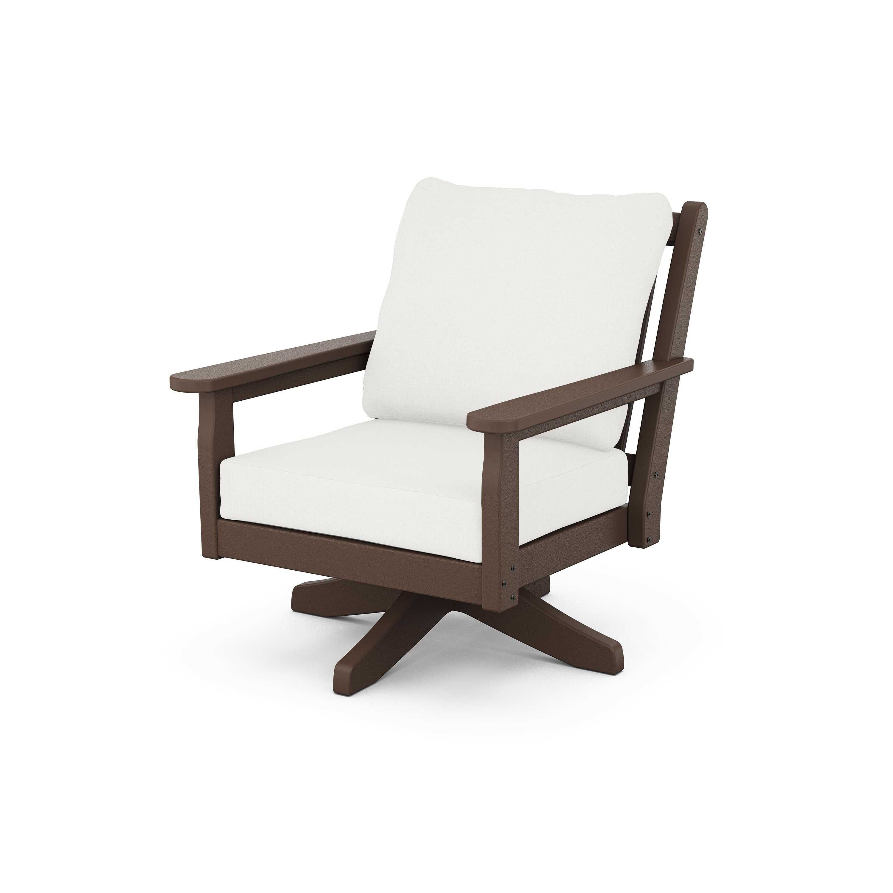 Chippendale Deep Seating Swivel Chair