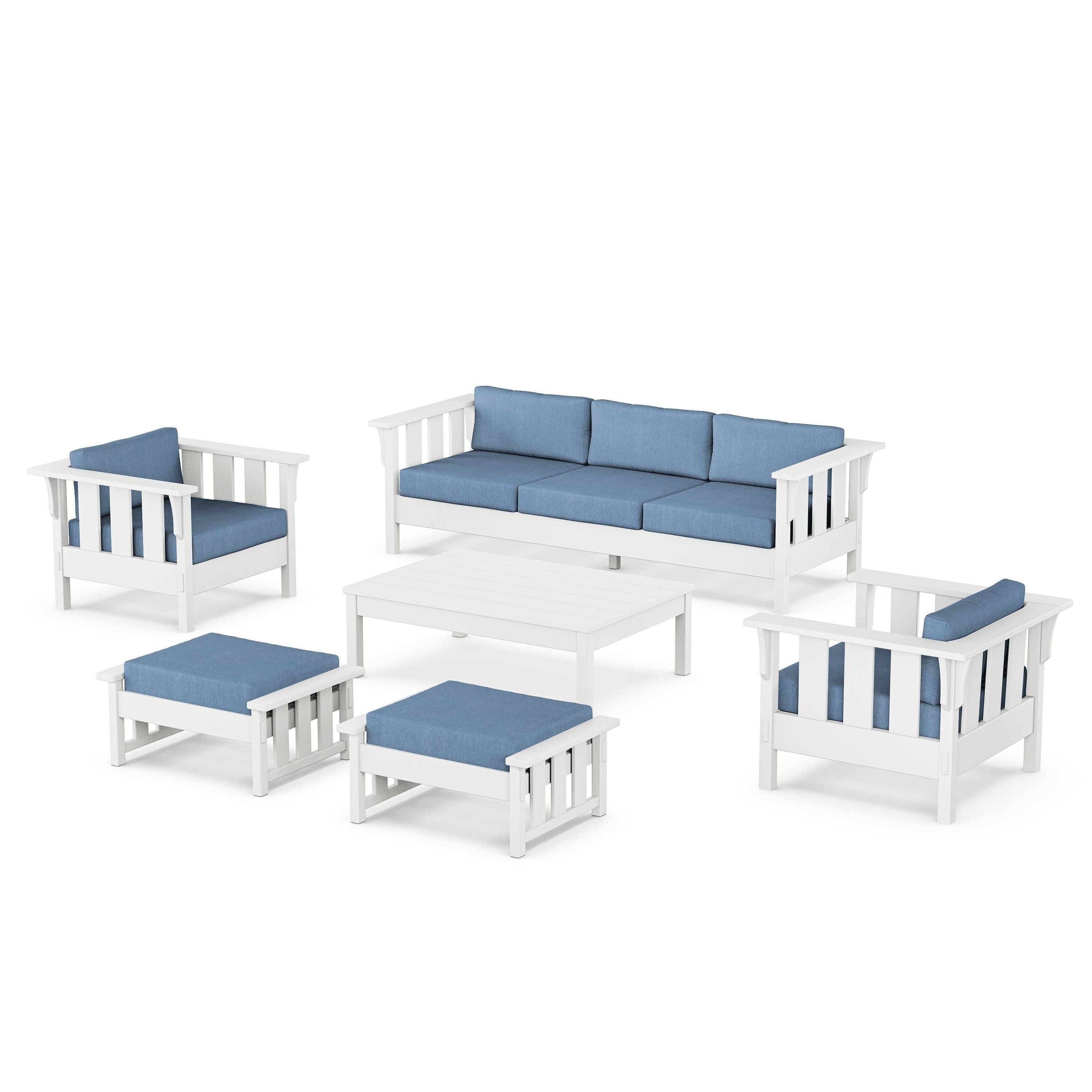 Acadia 6-Piece Lounge Sofa Set