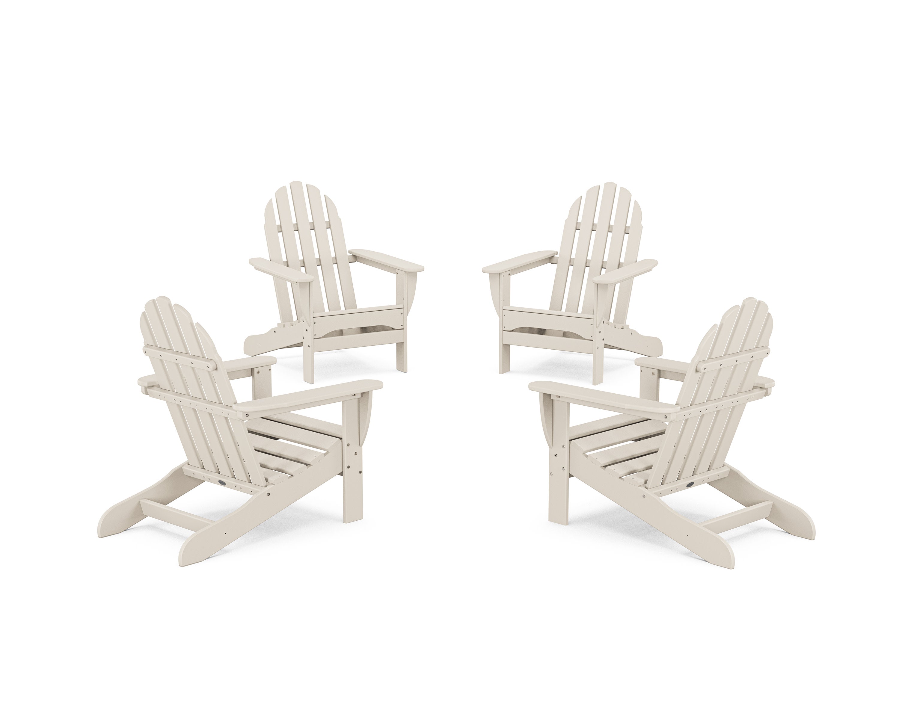 4-Piece Classic Adirondack Conversation Set