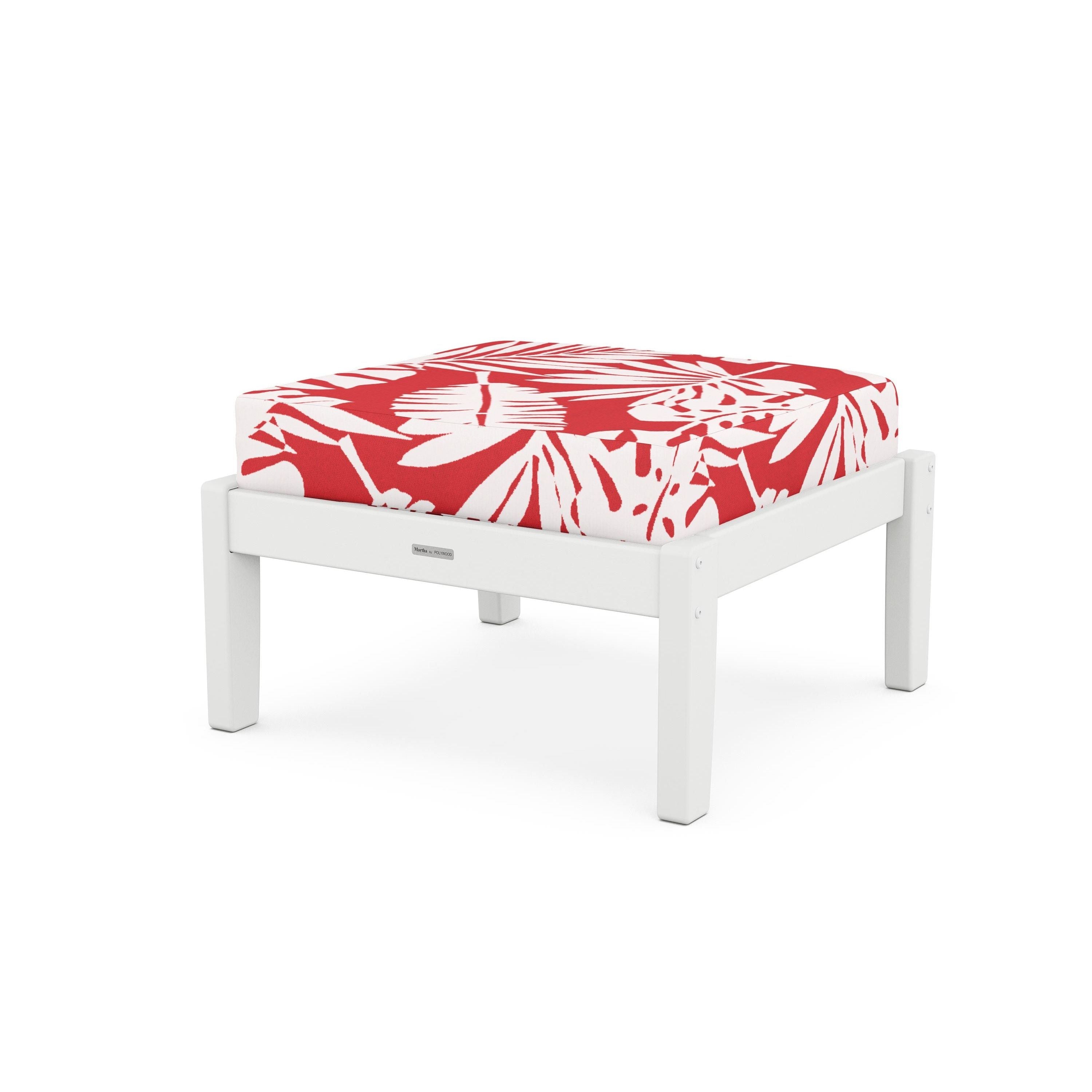 Chinoiserie Deep Seating Ottoman