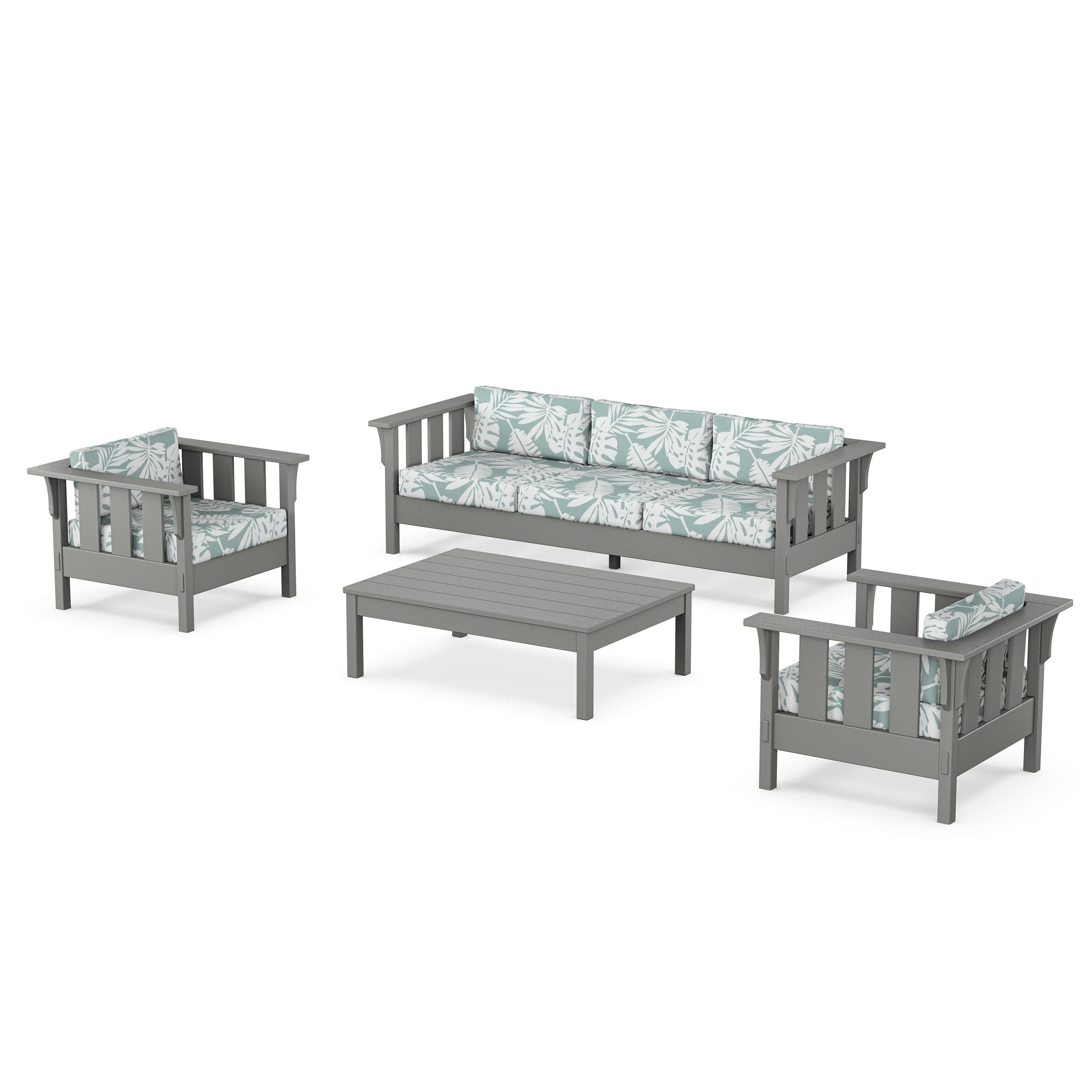 Acadia 4-Piece Deep Seating Set with Sofa