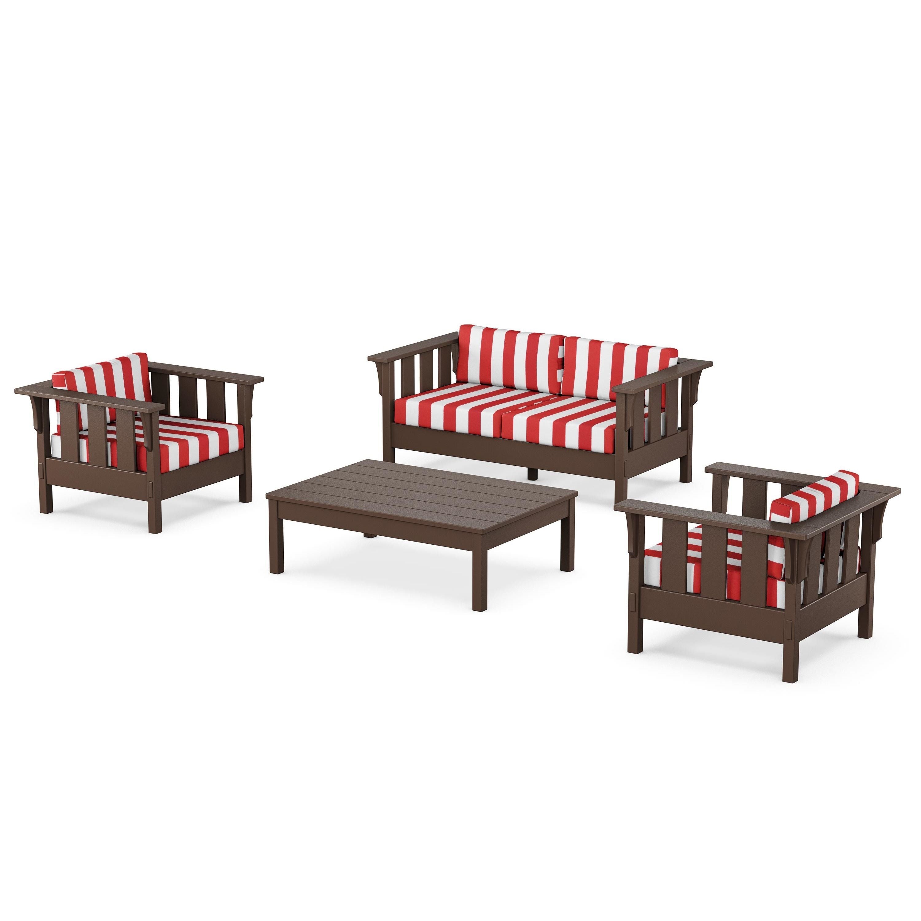 Acadia 4-Piece Deep Seating Set with Loveseat