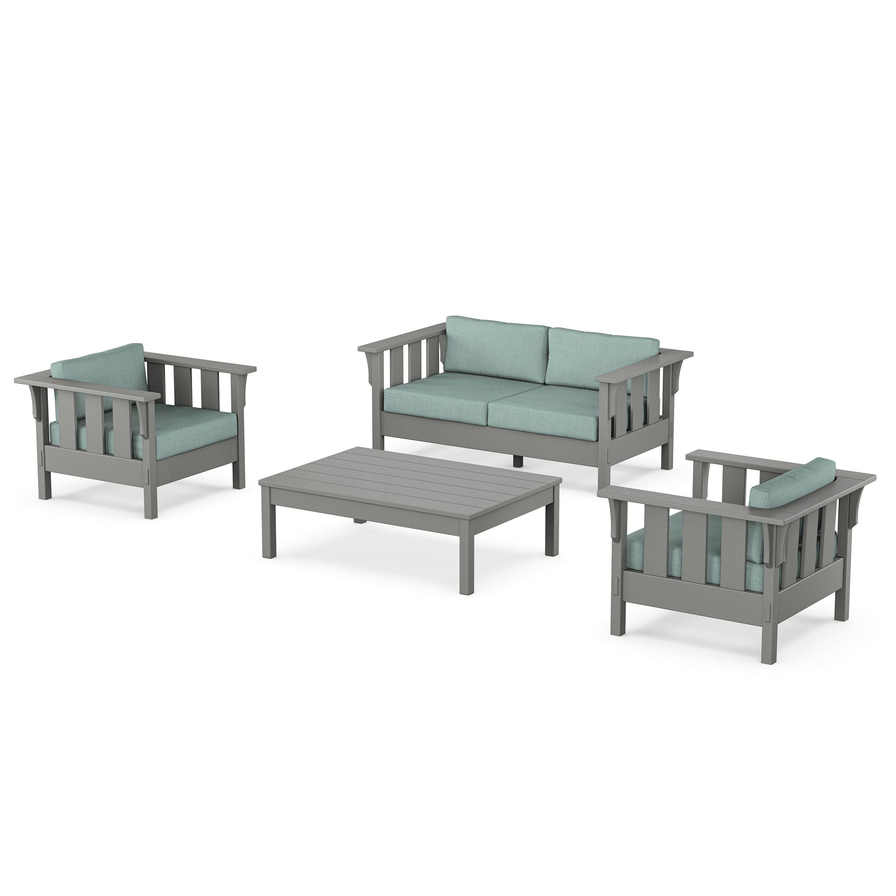 Acadia 4-Piece Deep Seating Set with Loveseat