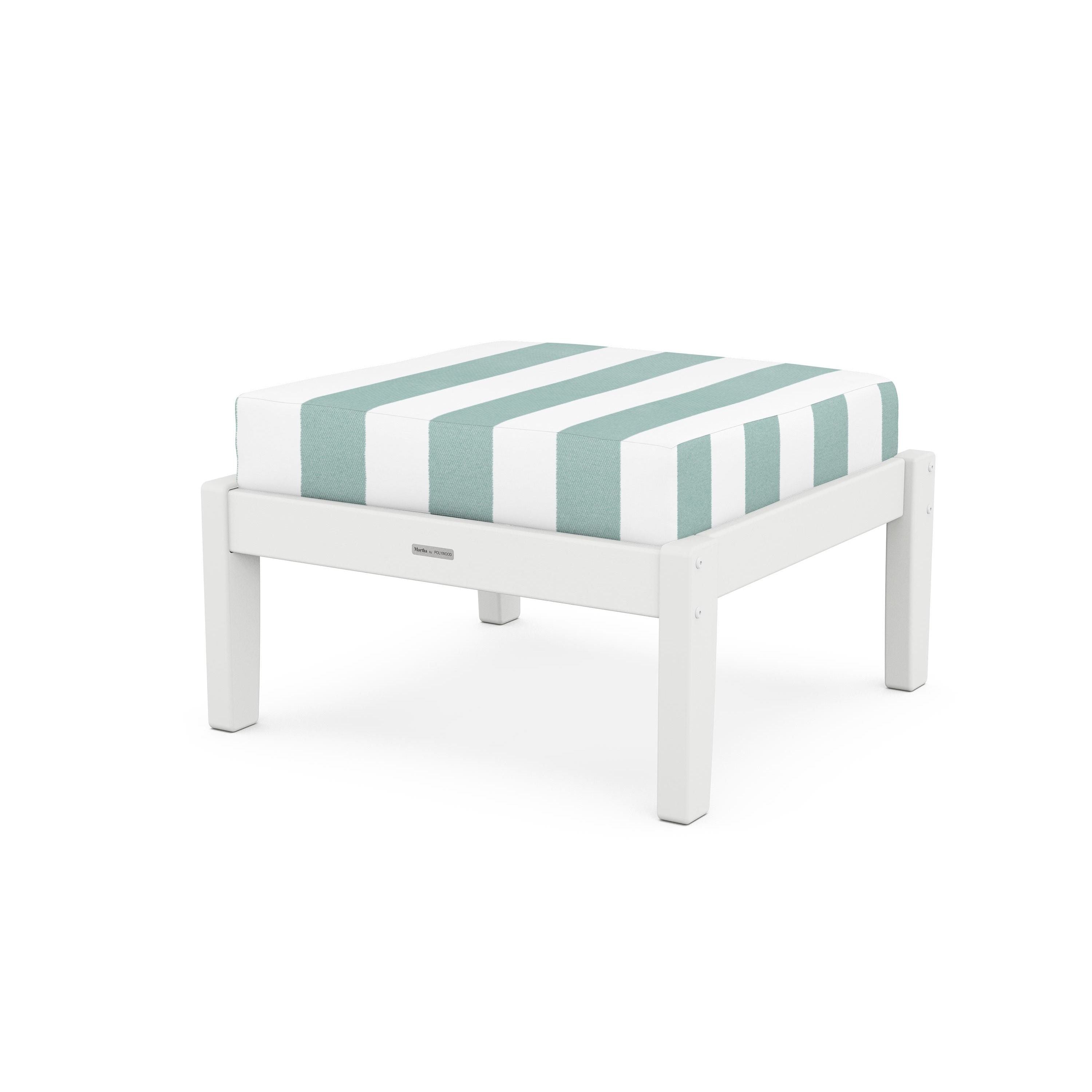 Chinoiserie Deep Seating Ottoman