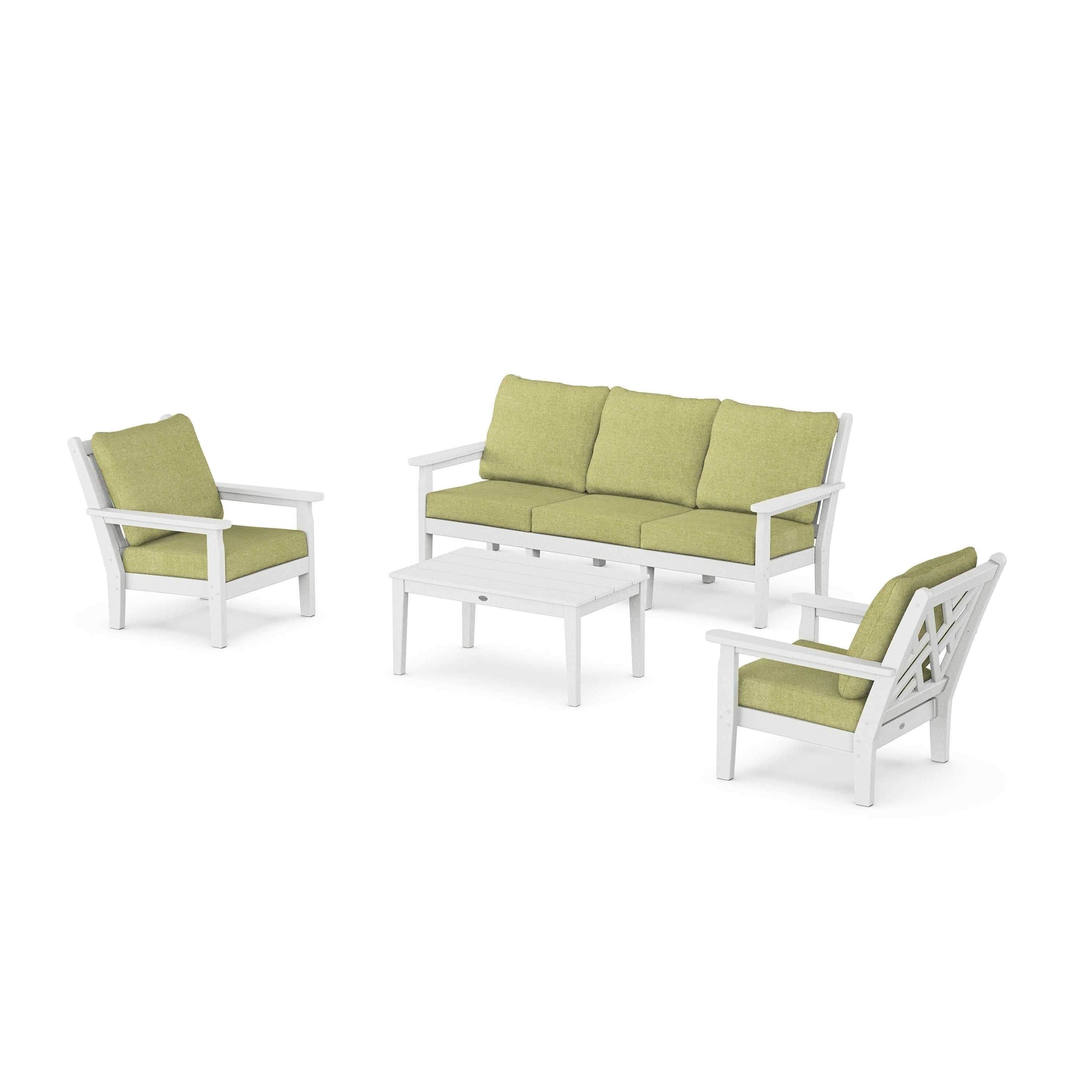 Chippendale 4-Piece Deep Seating Set with Sofa
