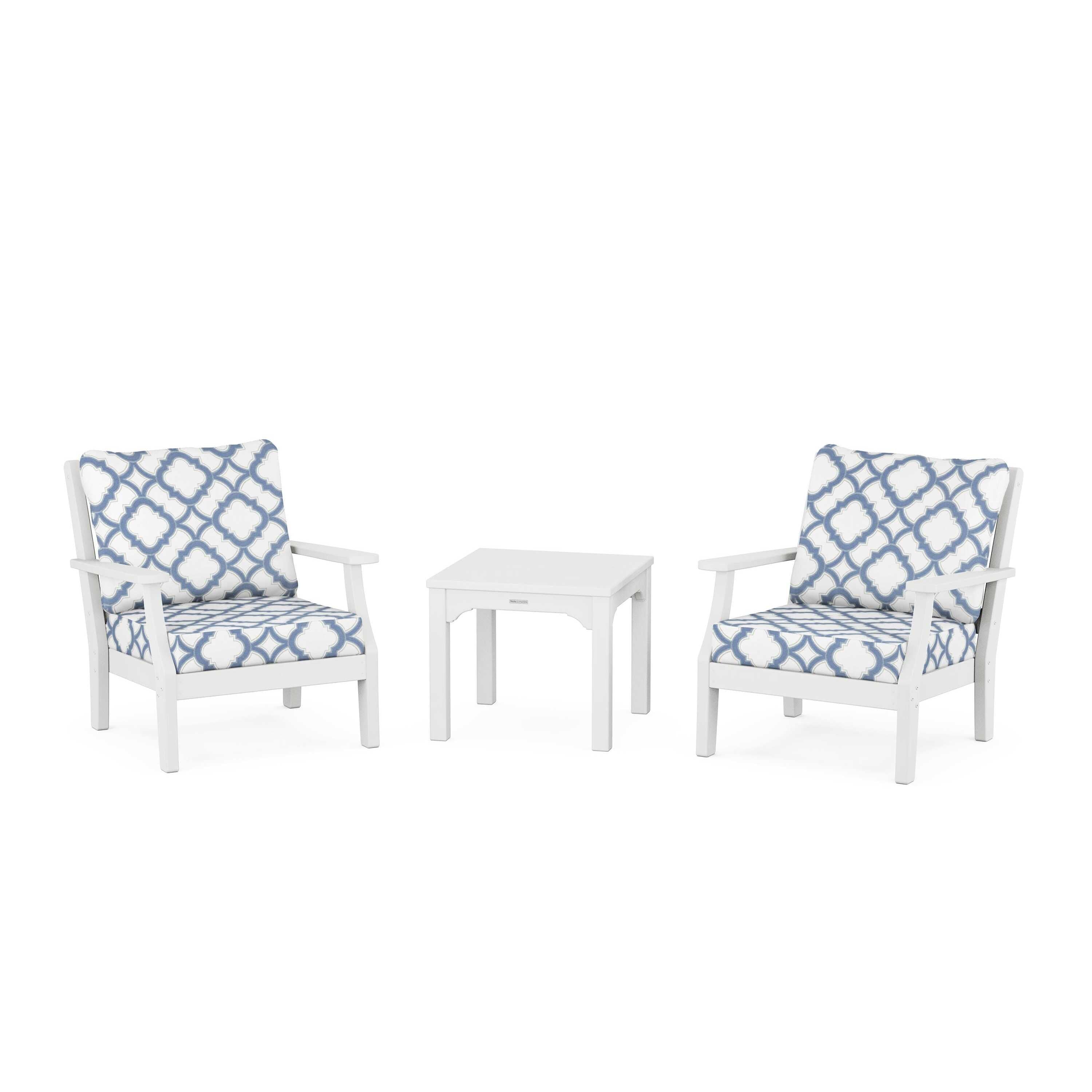 Chinoiserie 3-Piece Deep Seating Set