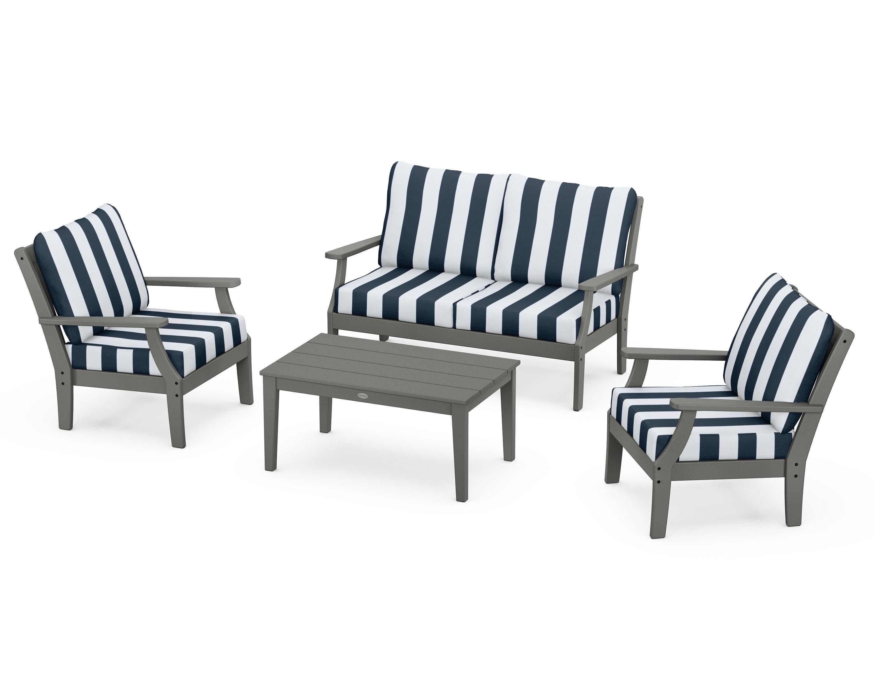 Braxton 4-Piece Deep Seating Chair Set