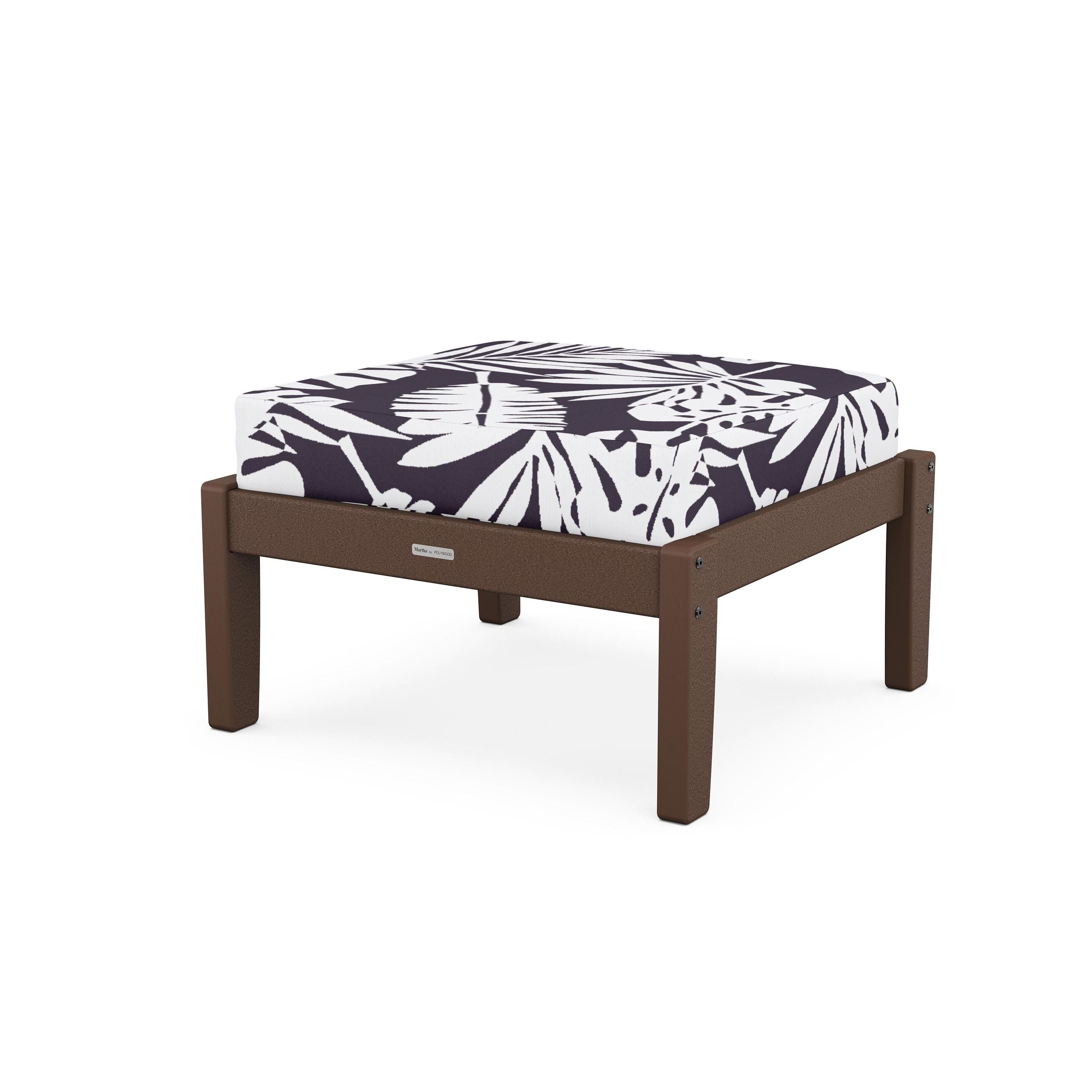Chinoiserie Deep Seating Ottoman