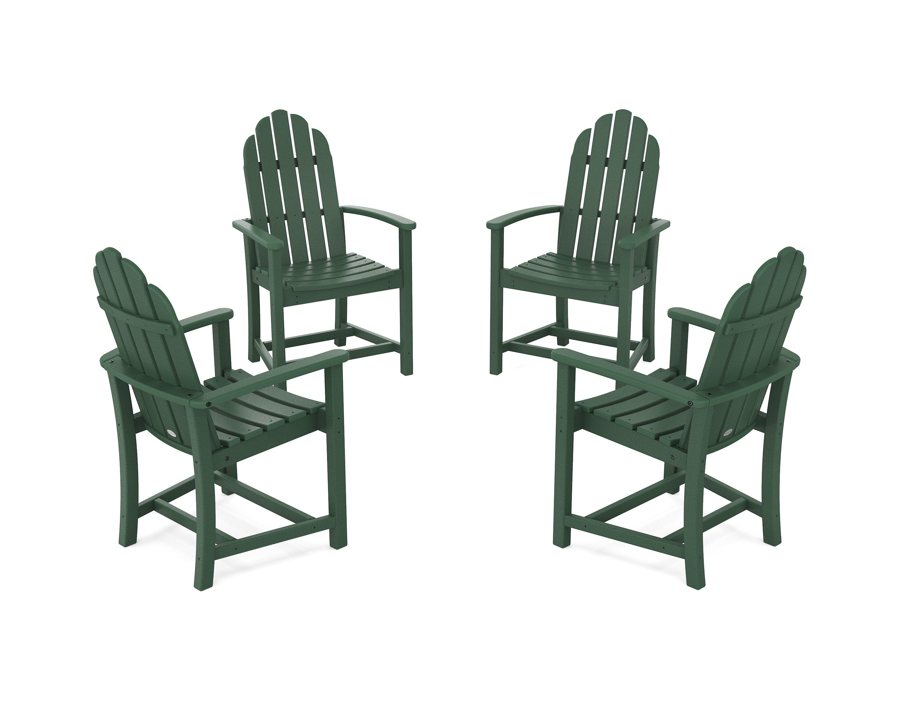 Classic 4-Piece Upright Adirondack Conversation Set