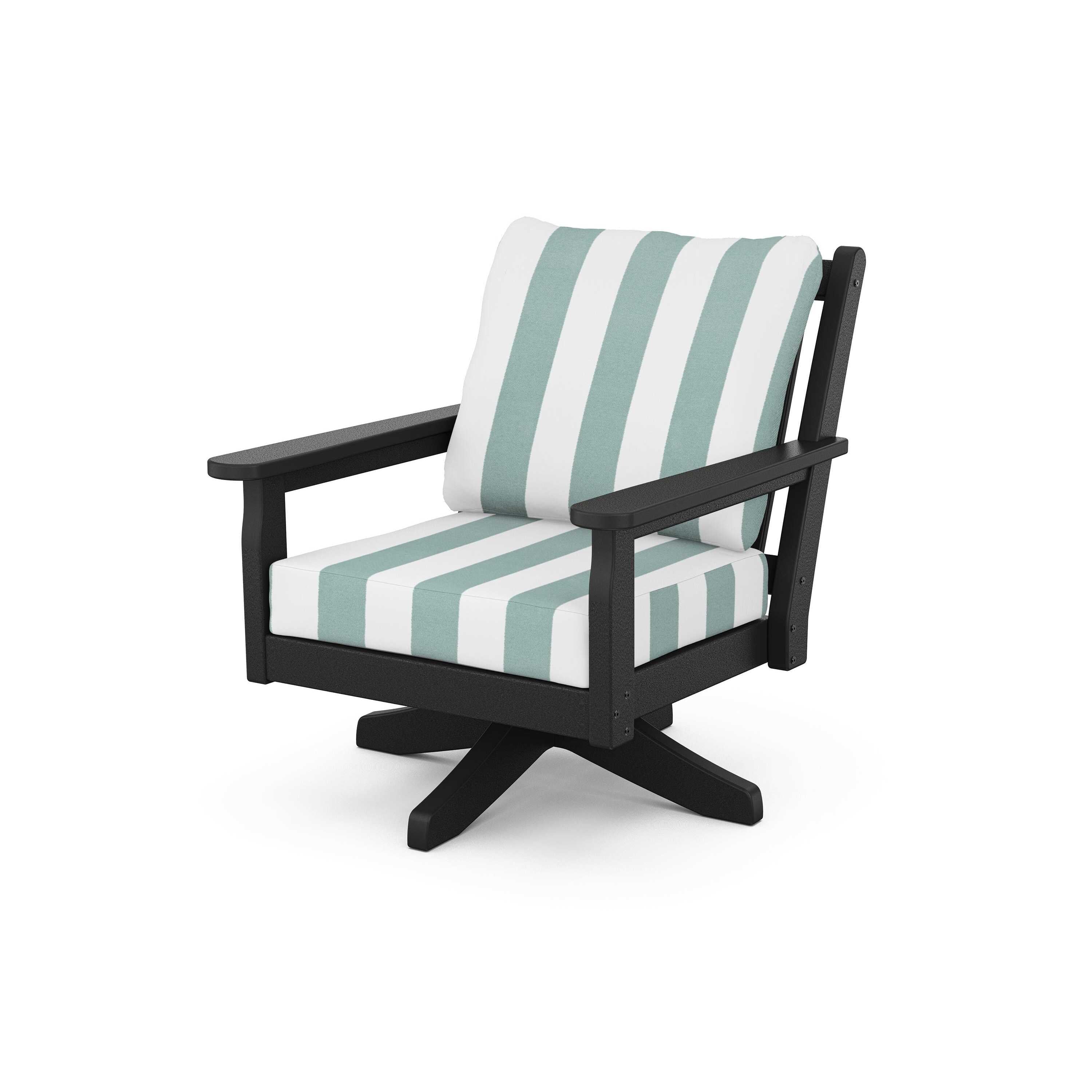 Chippendale Deep Seating Swivel Chair