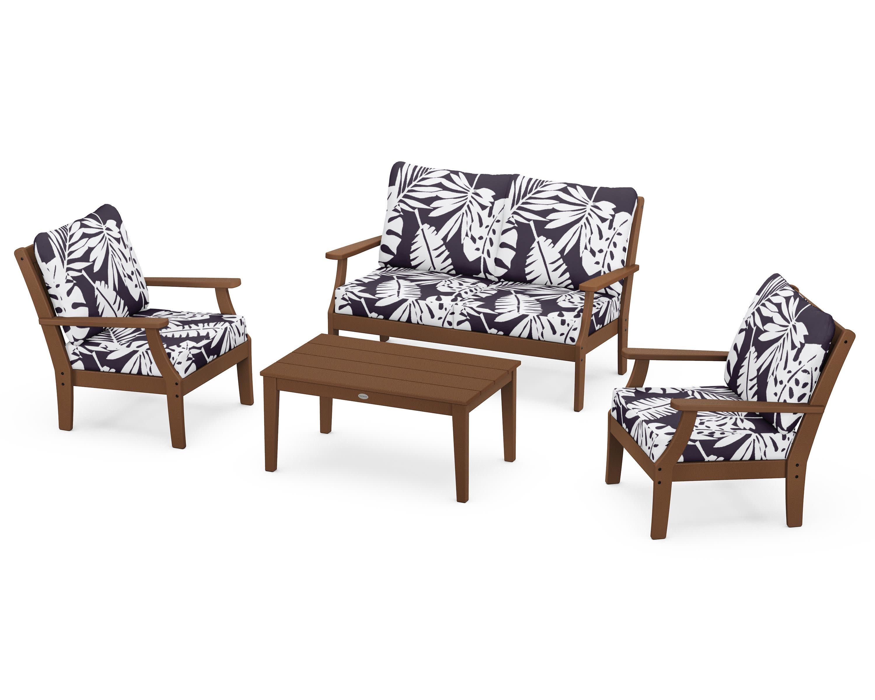 Braxton 4-Piece Deep Seating Chair Set