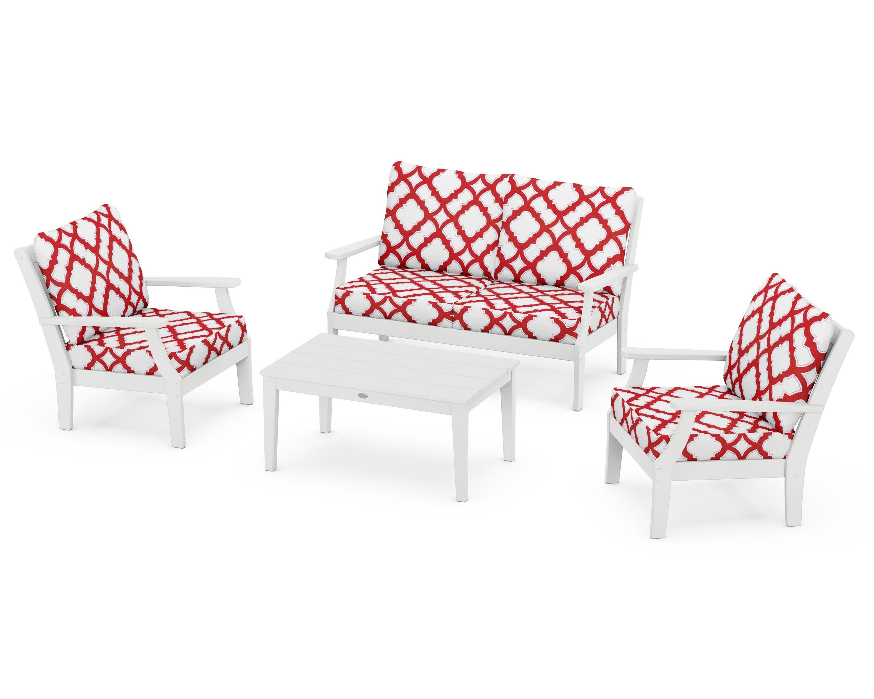 Braxton 4-Piece Deep Seating Chair Set