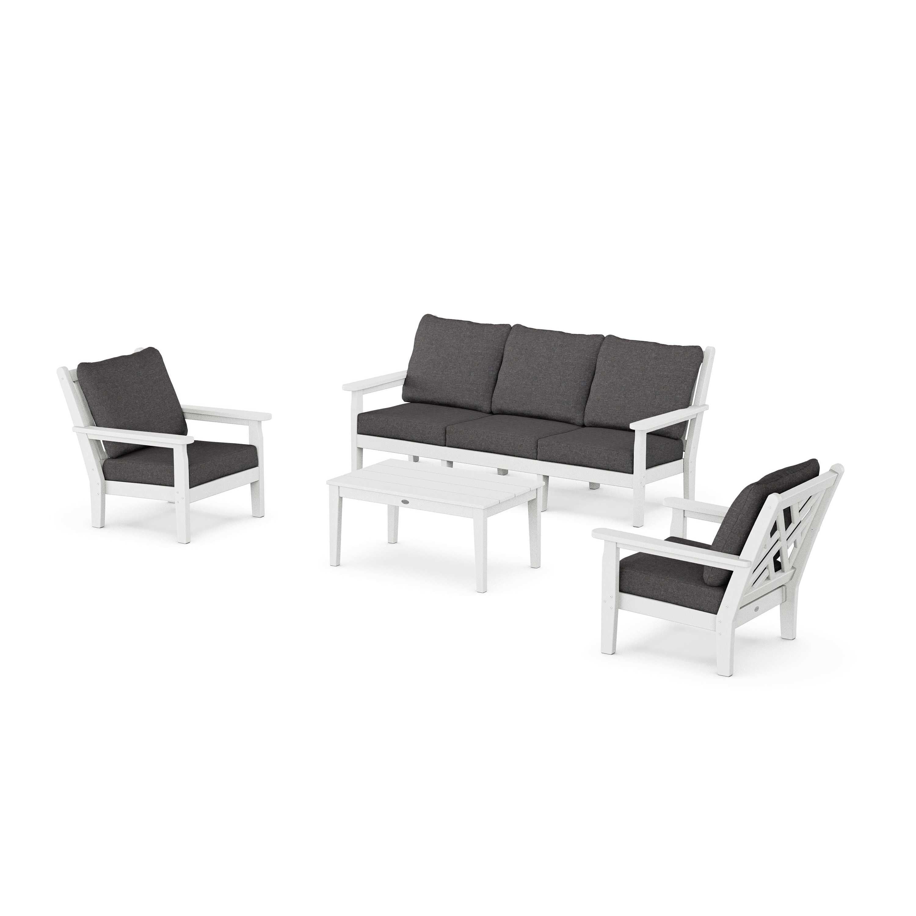 Chippendale 4-Piece Deep Seating Set with Sofa