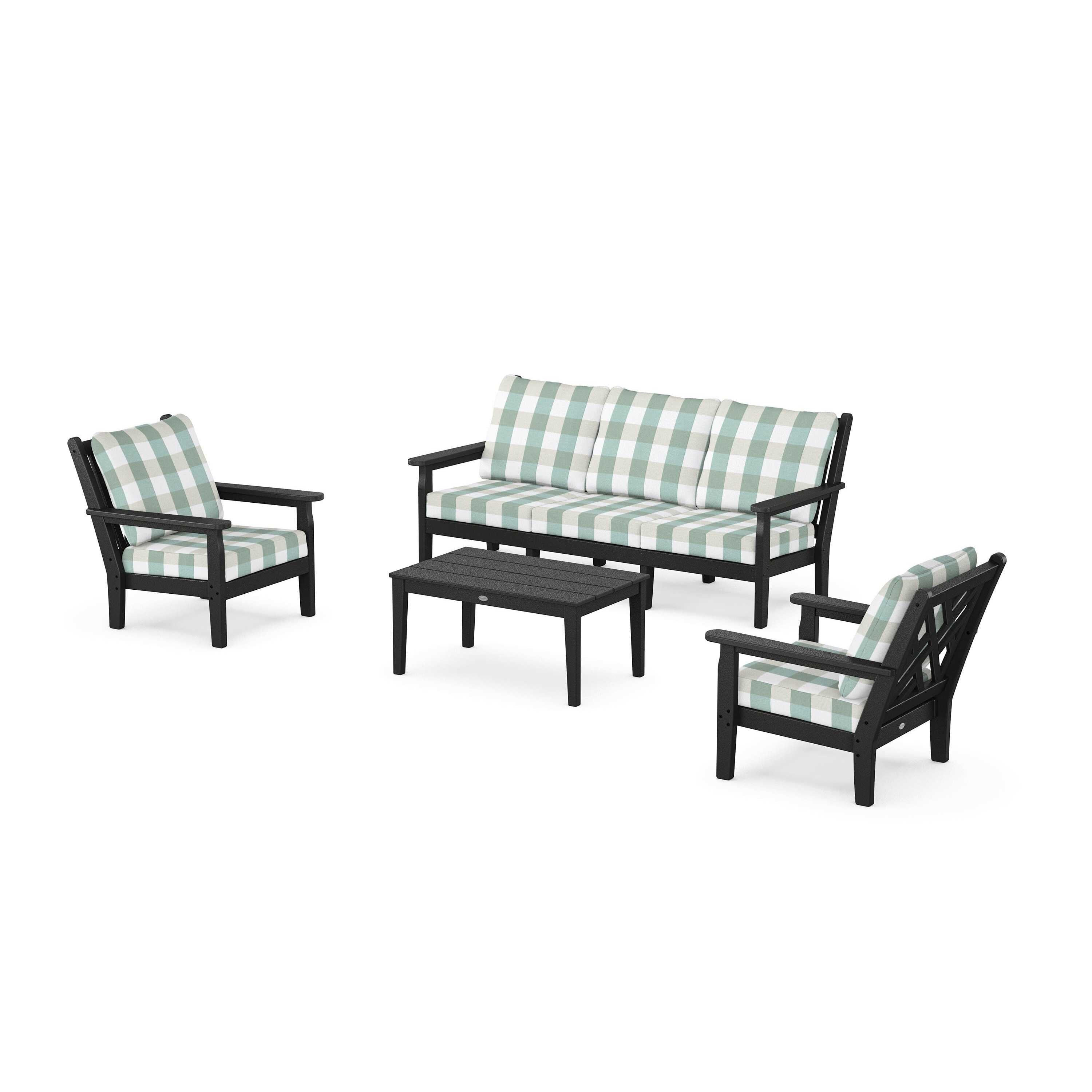 Chippendale 4-Piece Deep Seating Set with Sofa