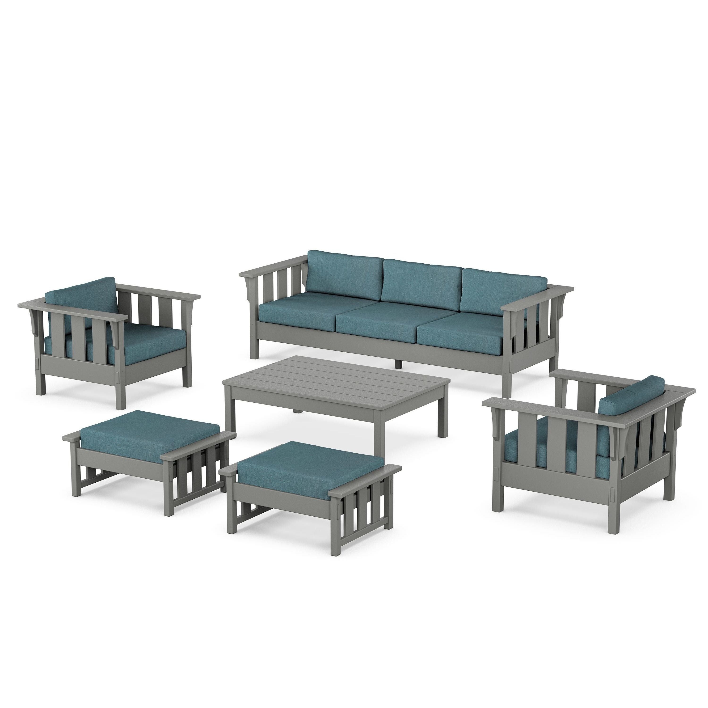 Acadia 6-Piece Lounge Sofa Set