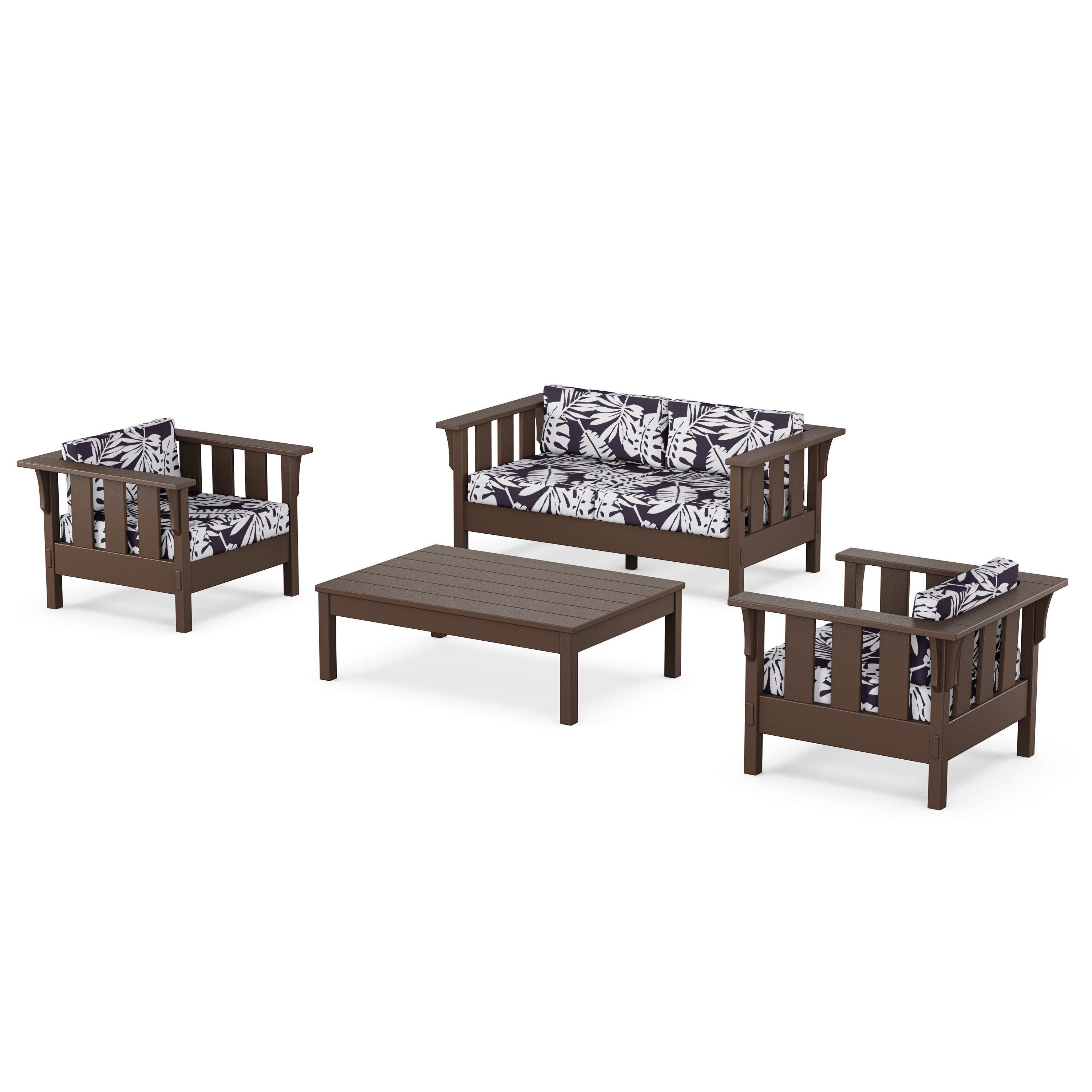 Acadia 4-Piece Deep Seating Set with Loveseat